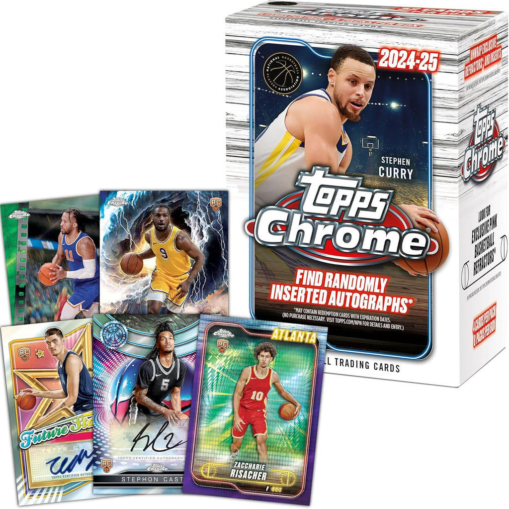 2024-25 Topps Chrome Basketball - Factory Sealed