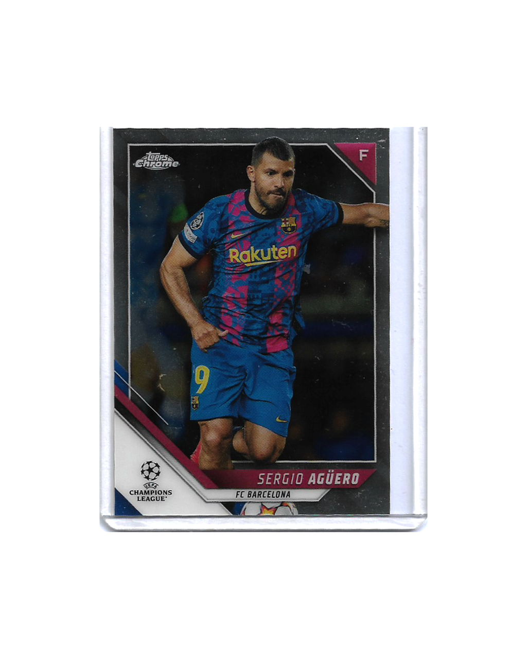 SERGIO AGUERO Topps Chrome UEFA Champions League 2021-22
