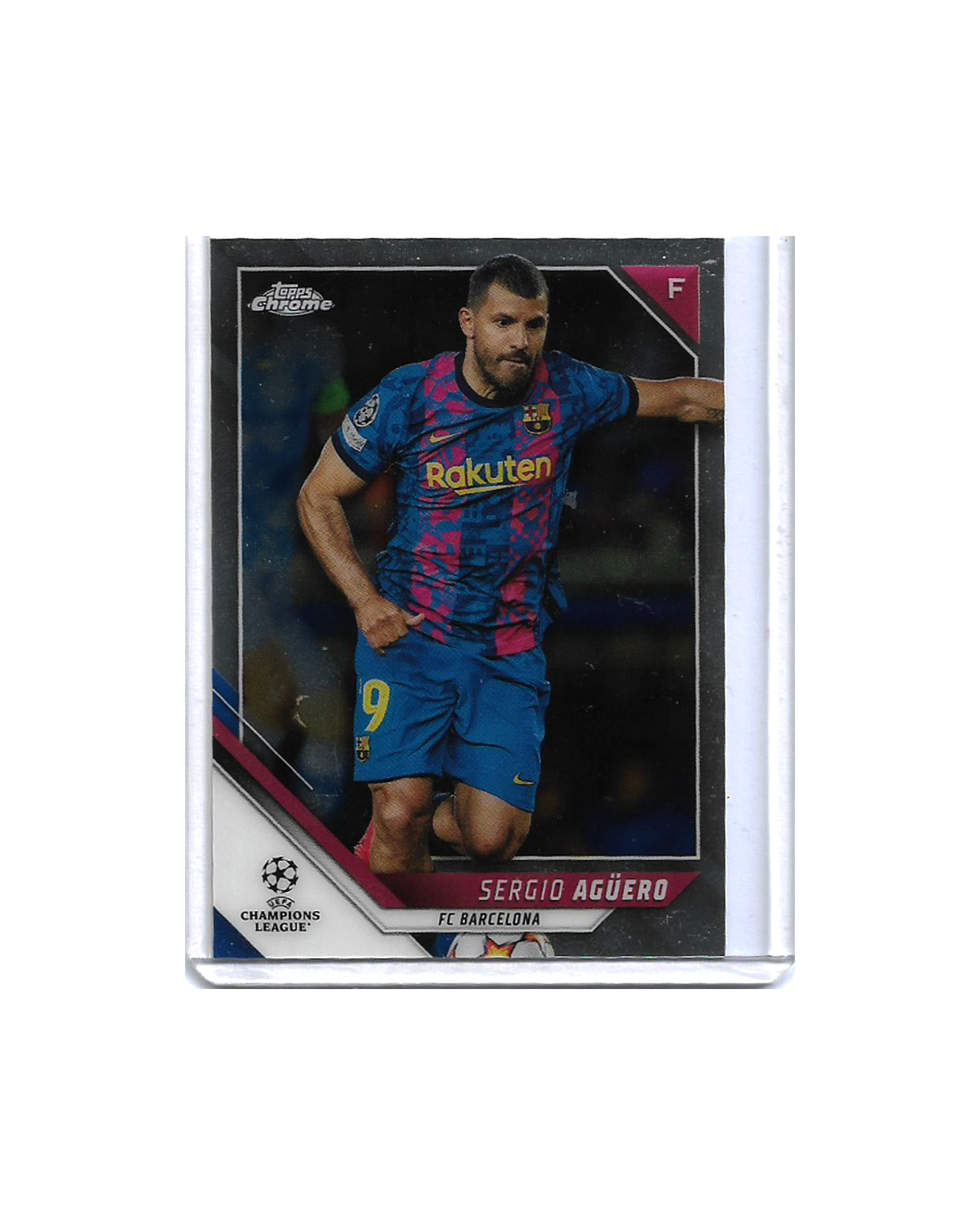 SERGIO AGUERO Topps Chrome UEFA Champions League 2021-22