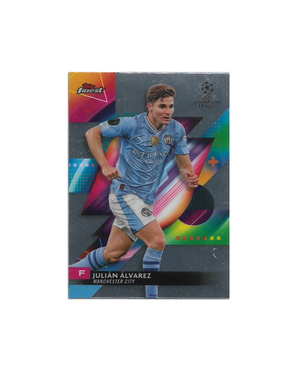 JULIAN ALVAREZ Topps Finest UEFA Club Competitions