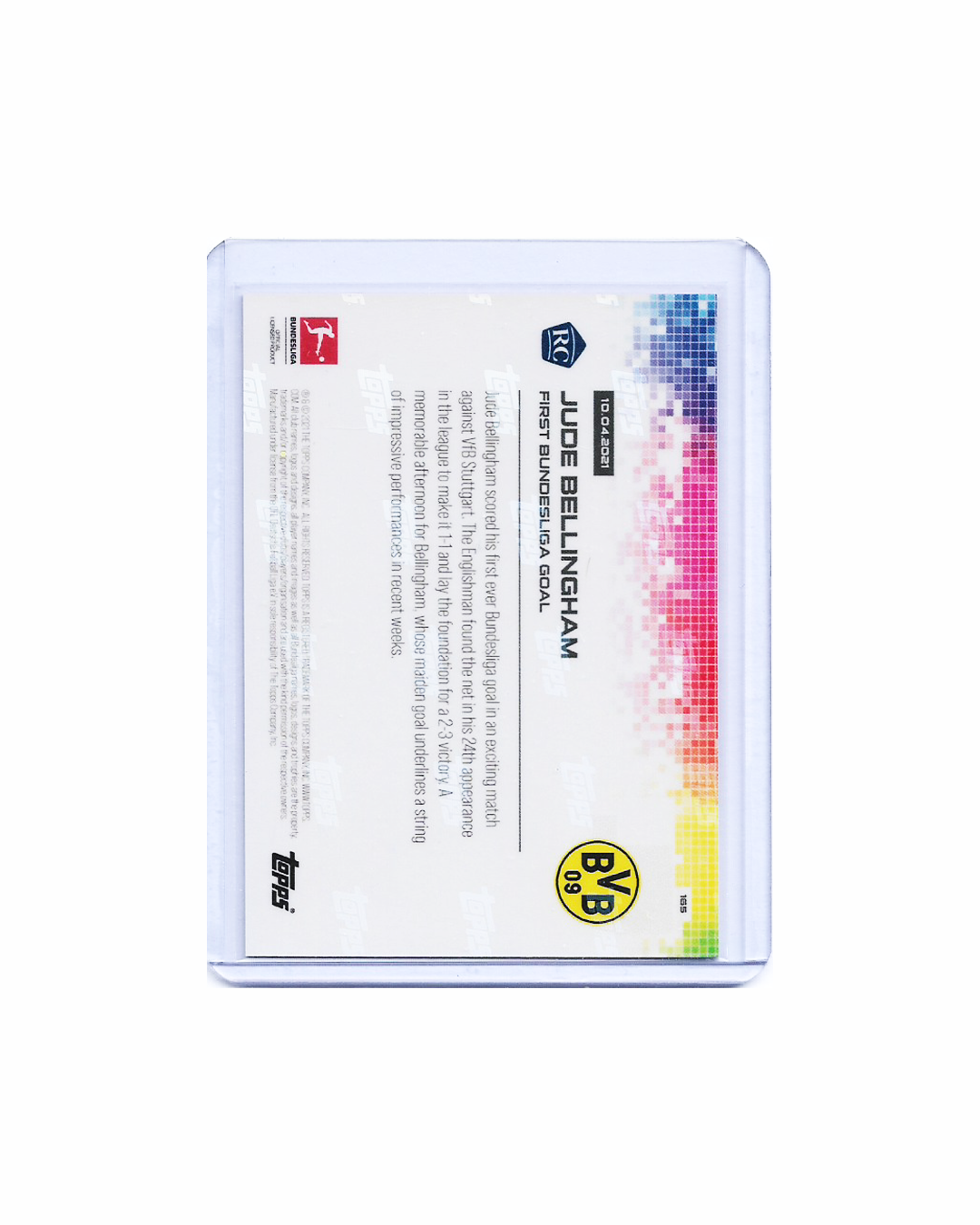 Jude Bellingham Topps Now Bundesliga RC 20-21