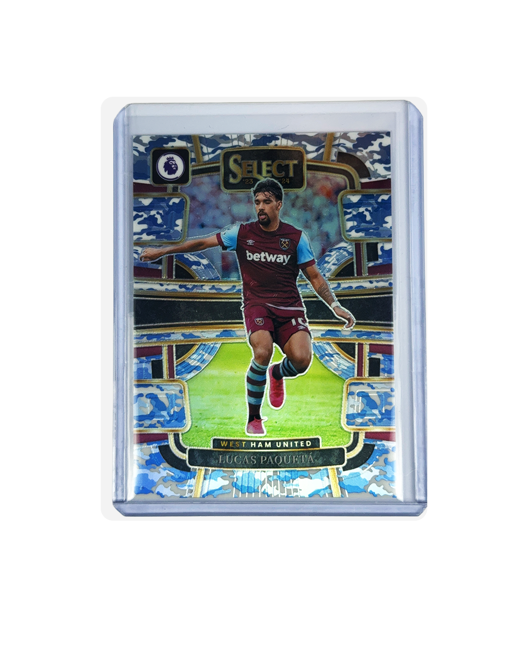 LUCAS PAQUETA Panini Slect 23-24 Premier League CAMO num 39/110