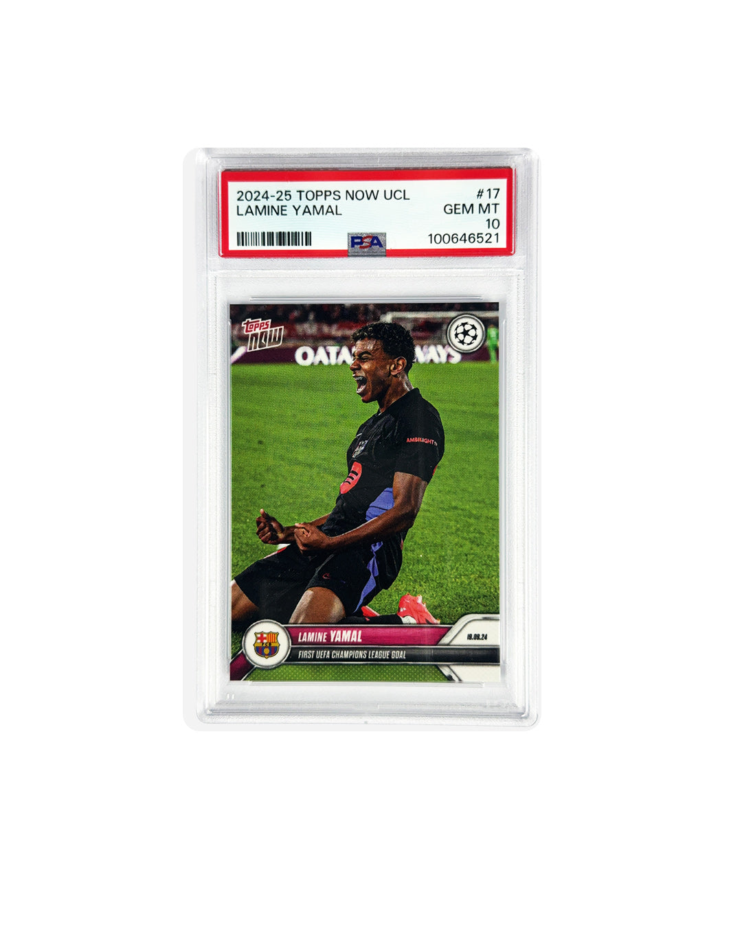 2024-25 Topps Now UEFA Champions League #17 Lamine Yamal