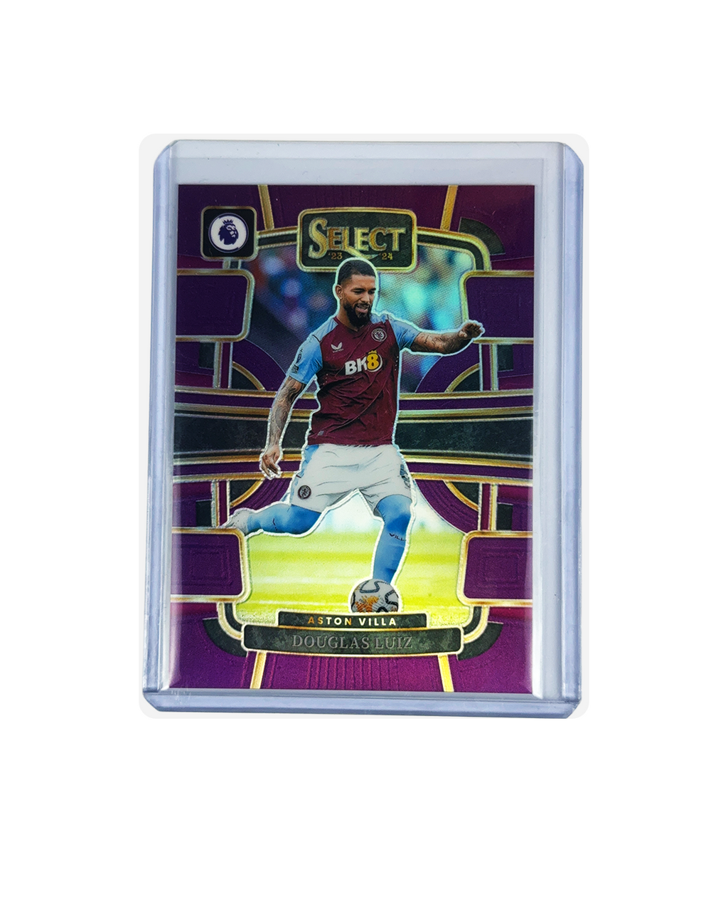 DOUGLAS LUIZ Panini Select 23-24 Premier League Purple num 49/149