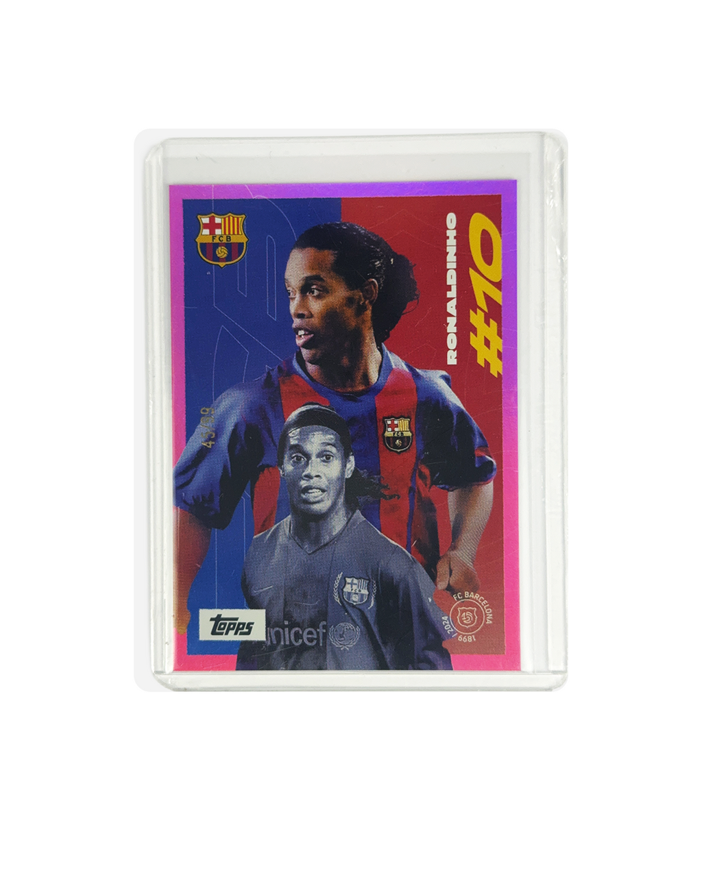 RONALDINHO Topps Insert First Goal Pink 24-25 num 45/99
