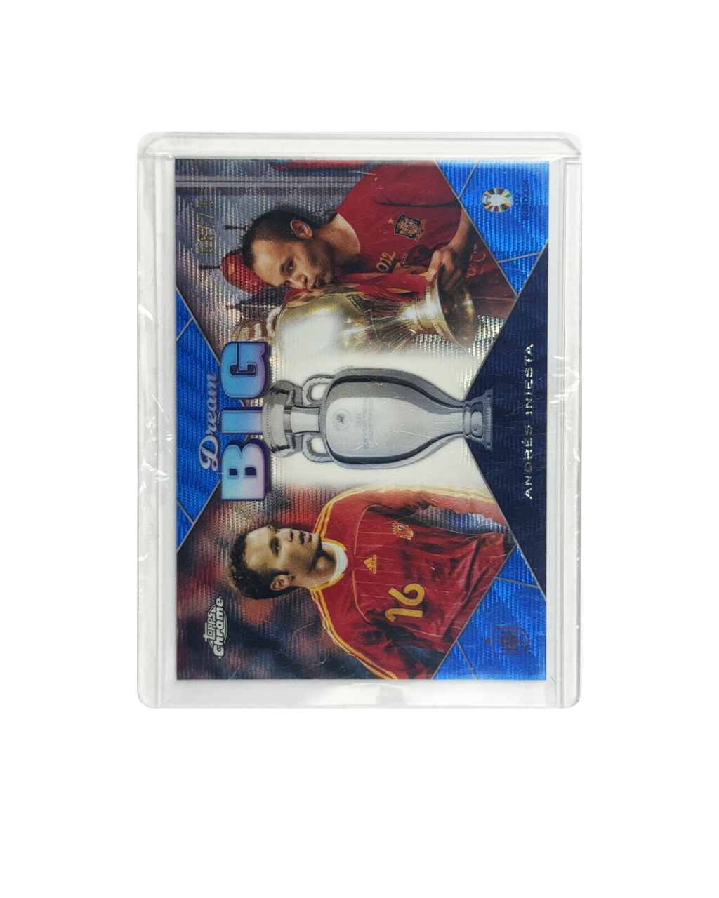 ANDRES INIESTA Topps Big Dream Euro 2008 NUM 58/75