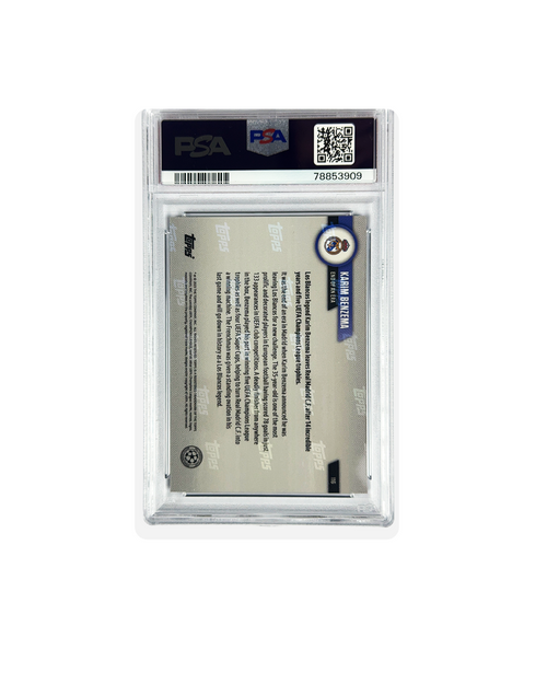 2022 TOPPS NOW UCL KARIM BENZEMA PSA 10 #116