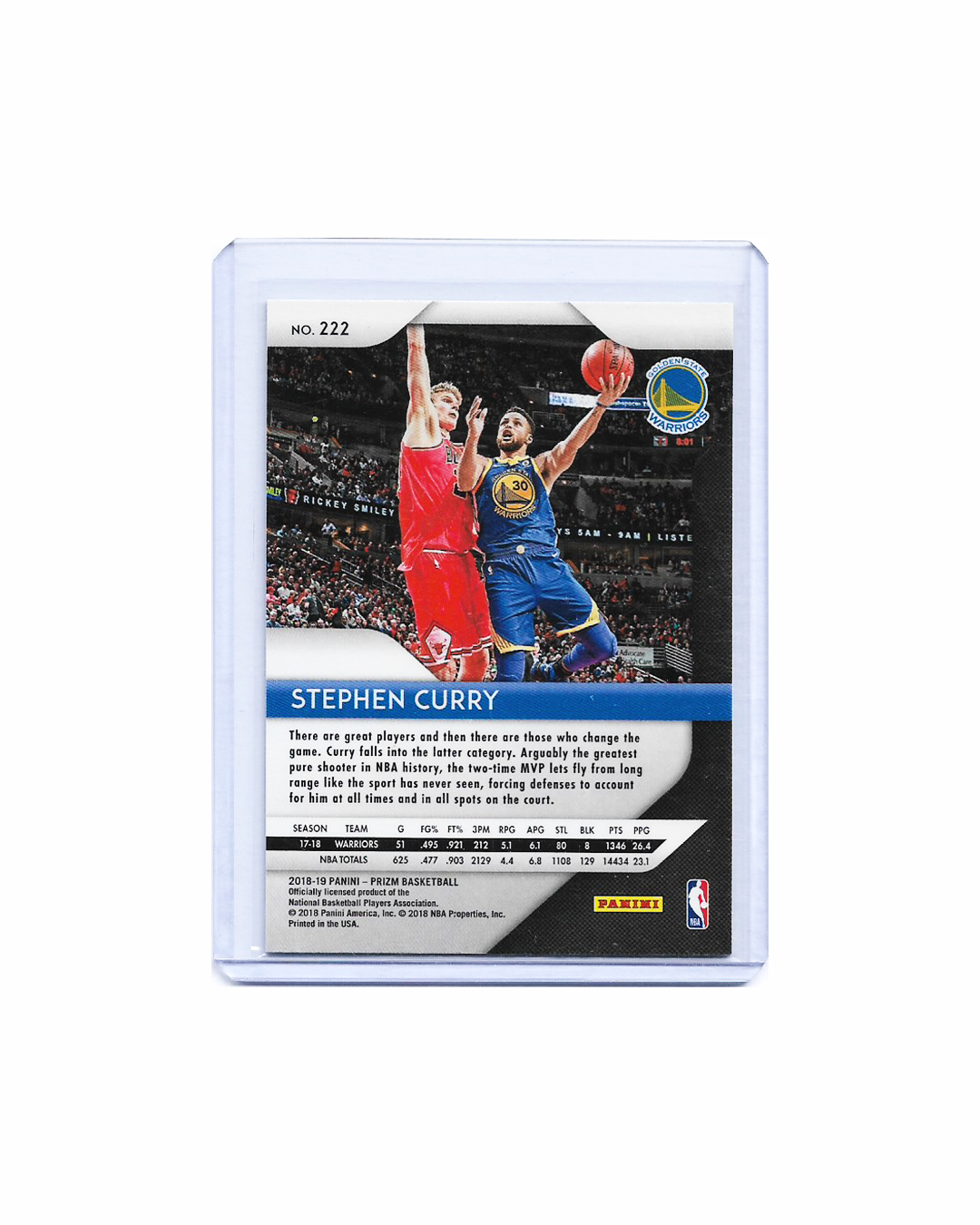 Stephen Curry Panini Prizm 18-19