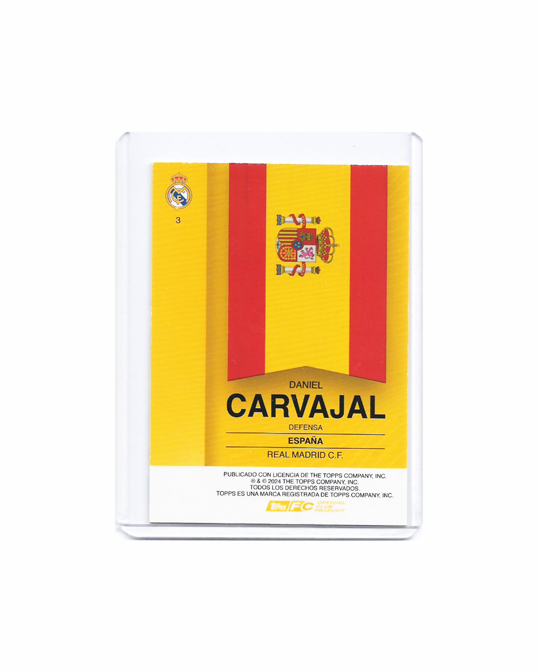 Daniel Carvajal Topps Real Madrid Fan Set 24-25