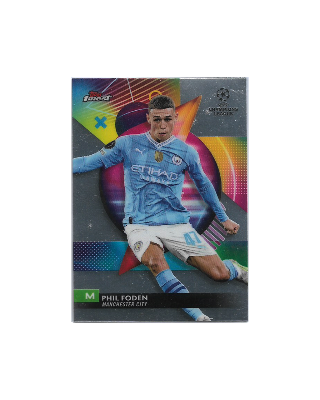 PHIL FODEN Topps Finest UEFA Club Competitions 2023-24