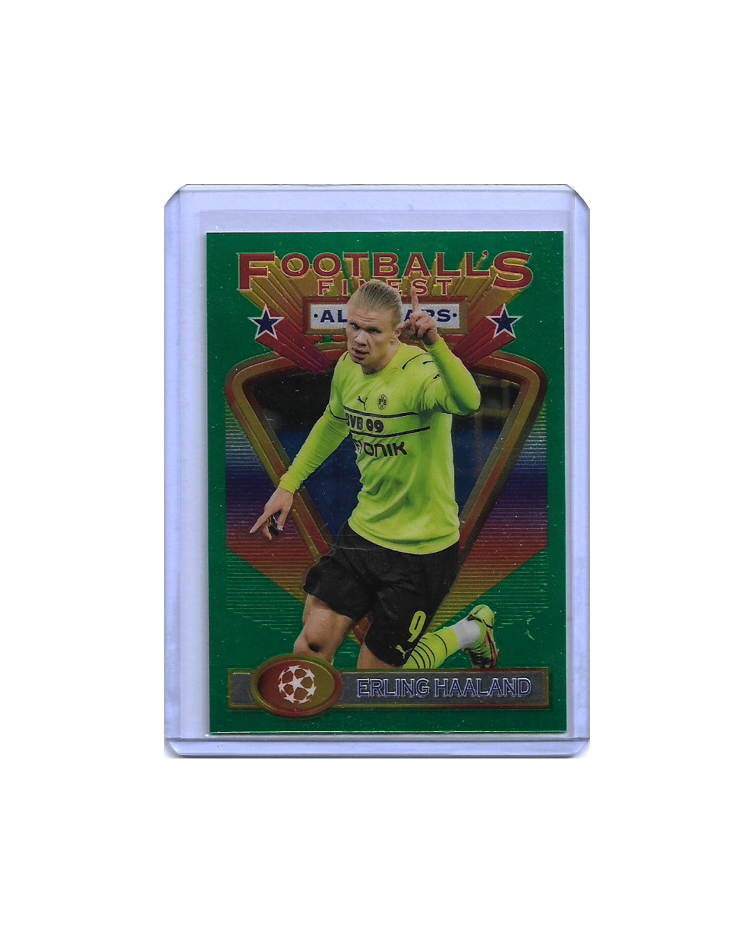 ERLING HAALAND Topps Finest Flashbacks UEFA Champions League 2021-22