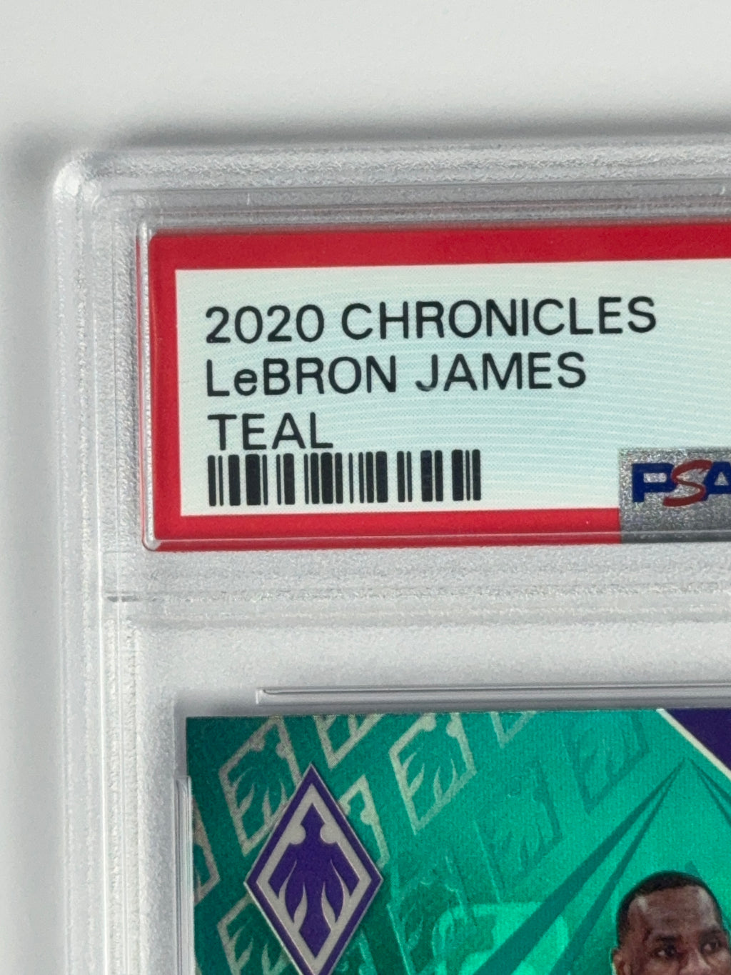 2020 CHRONICLES LEBRON JAMES TEAL PSA 9