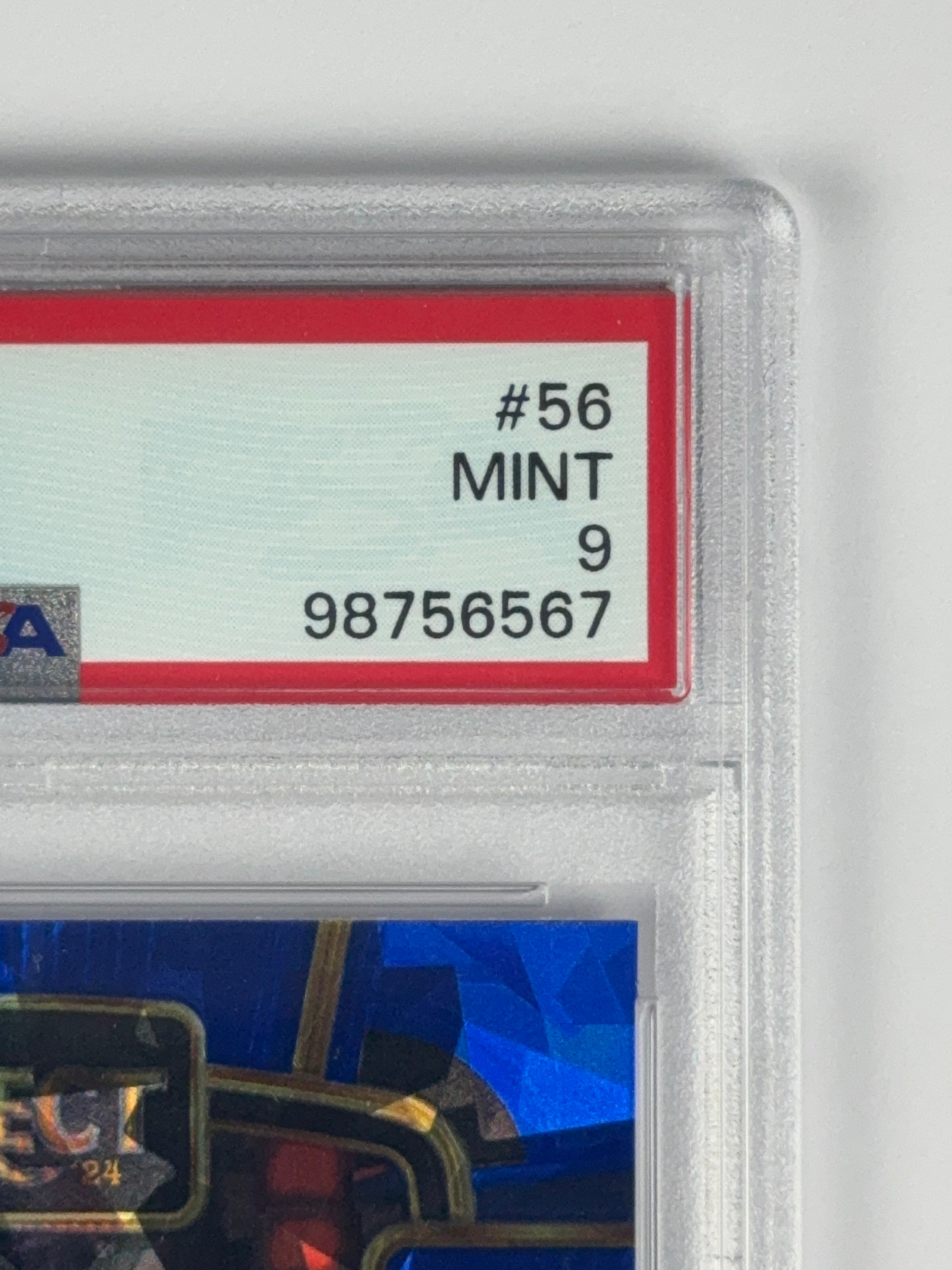 2023 SELECT STEPHEN CURRY BLUE CRACKED ICE PSA 9