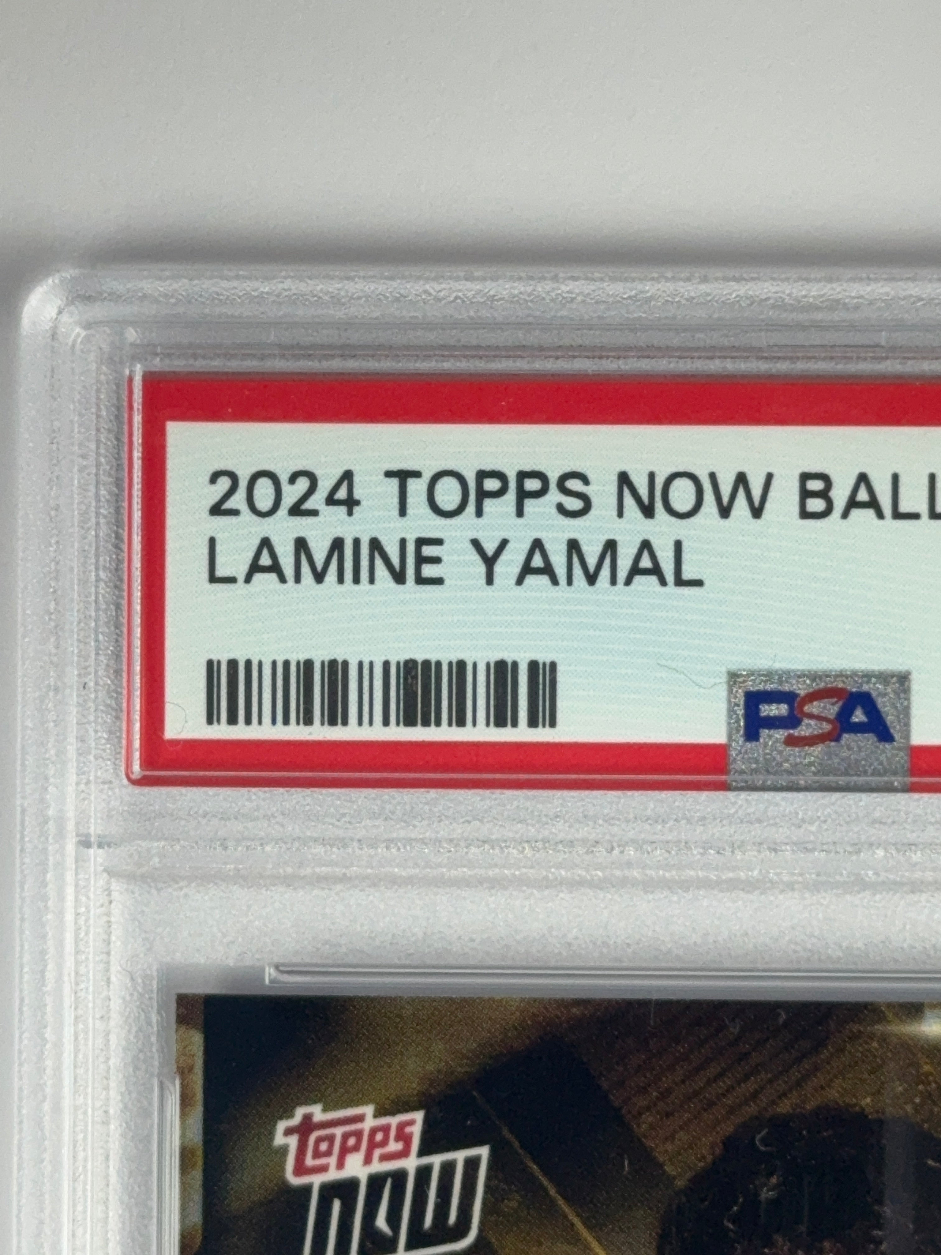 2024 TOPPS NOW BALLON D'OR LAMINE YAMAL PSA 9