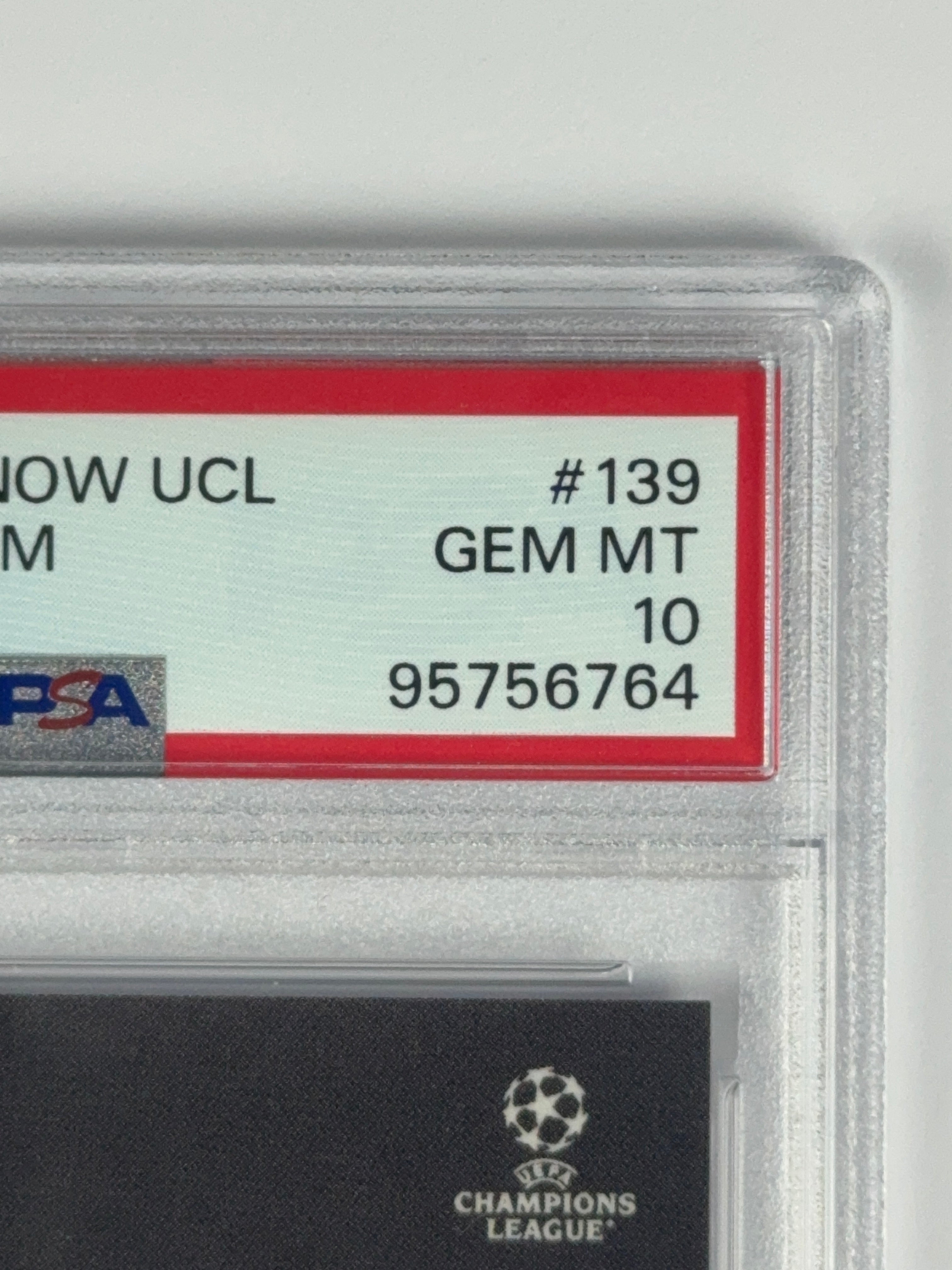 2023-24 TOPPS NOW UCL JUDE BELLINGHAM PSA 10 #139
