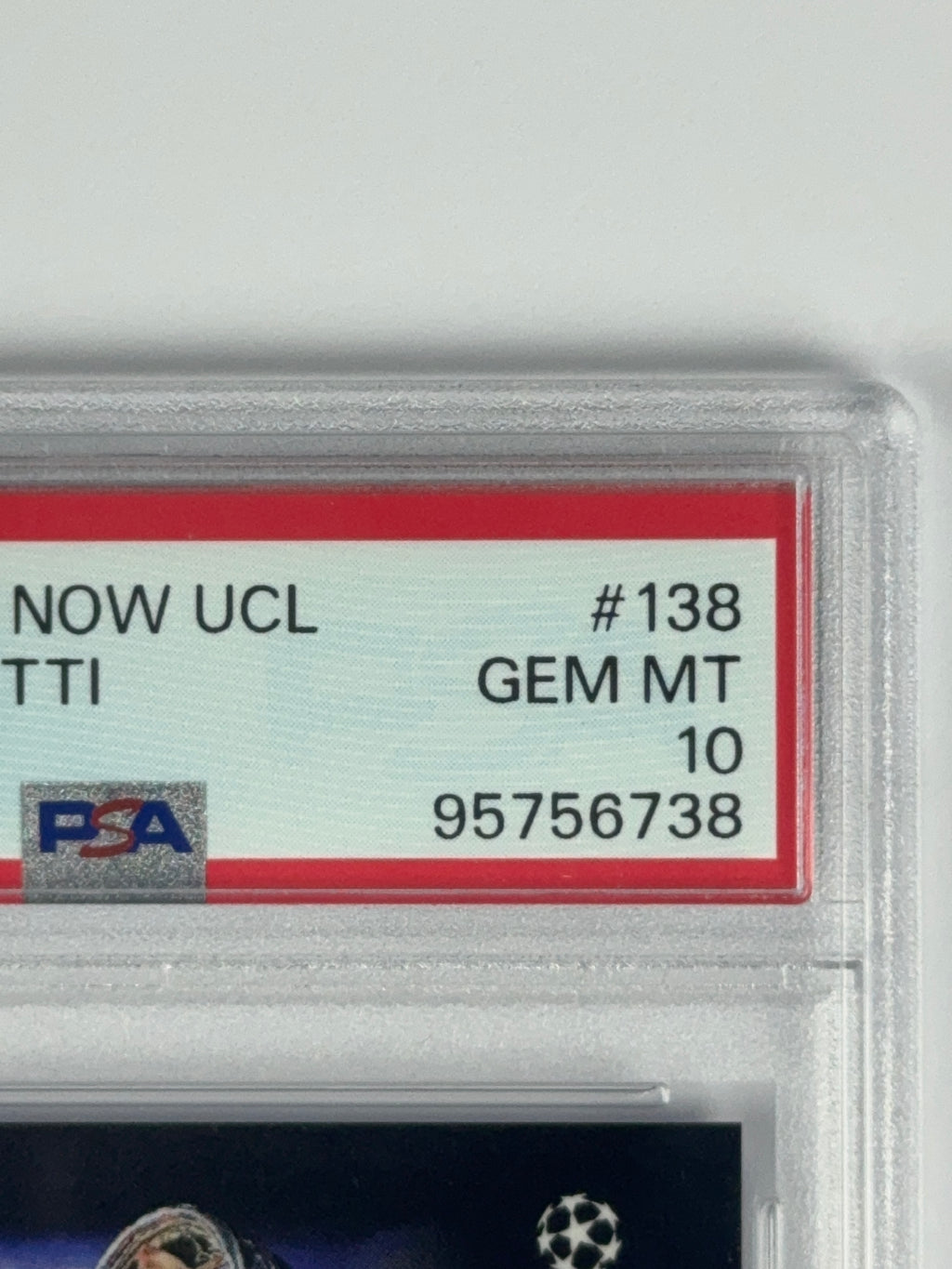 2023-24 TOPPS NOW UCL CARLO ANCELOTTI PSA 10