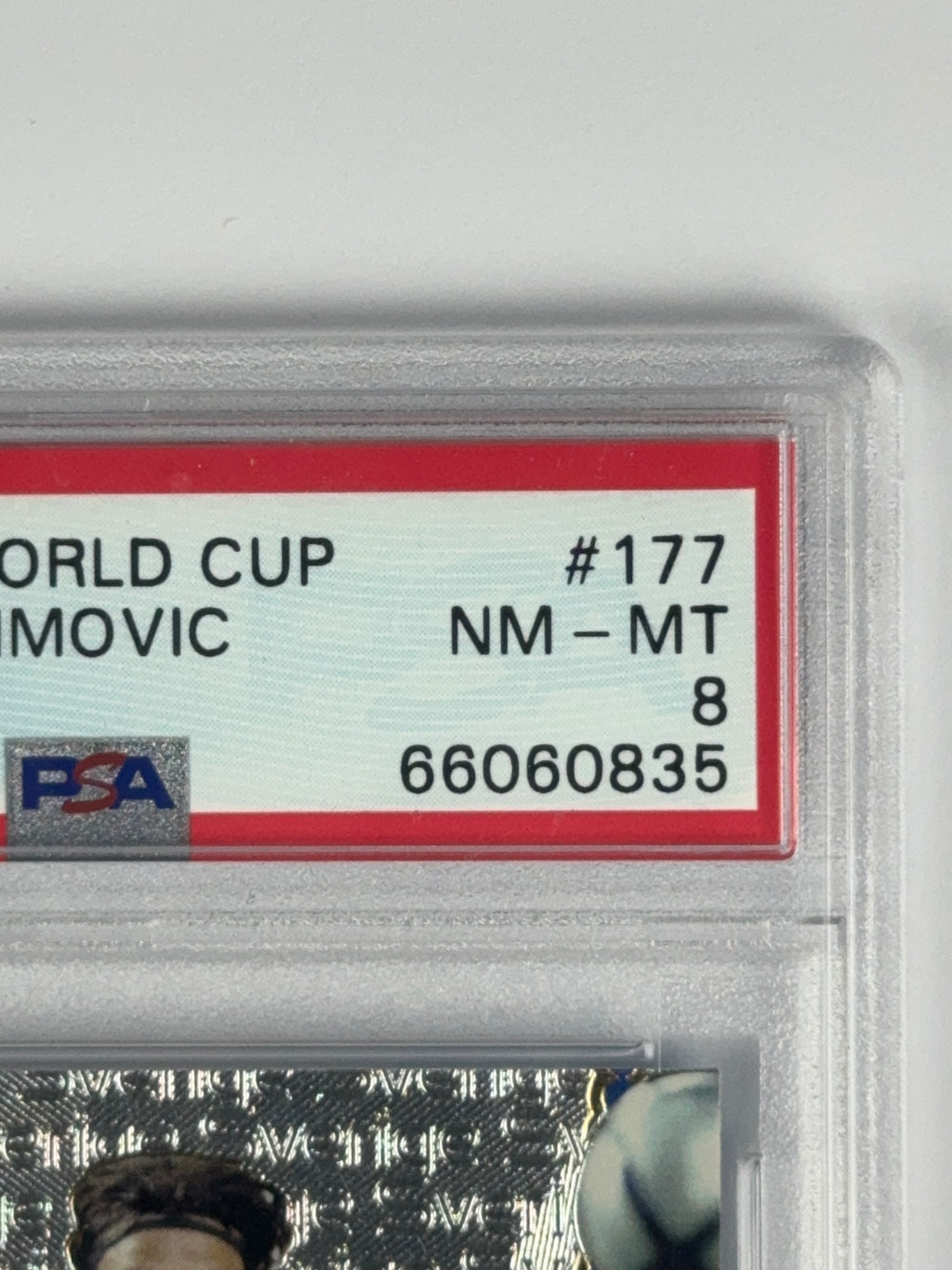 ZLATAN IBRAHIMOVIC Panini World Cup 2006 PSA 8