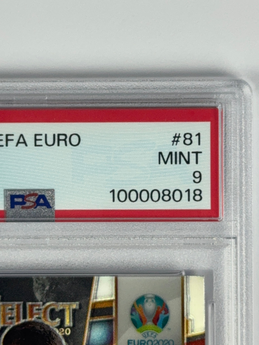DECLAN RICE Panini Select UEFA EURO 2020 PSA 10