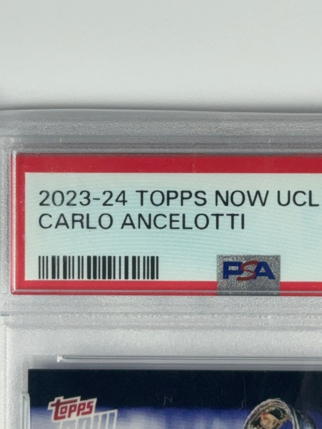 CARLO ANCELOTTI Topps Now UCL 23-24 PSA 10