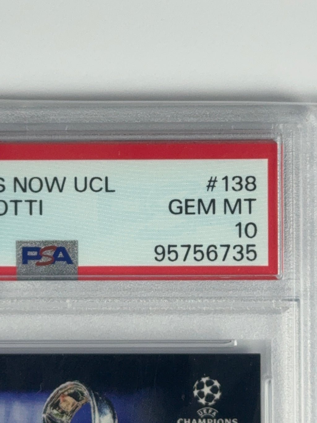 CARLO ANCELOTTI Topps Now UCL 23-24 PSA 10