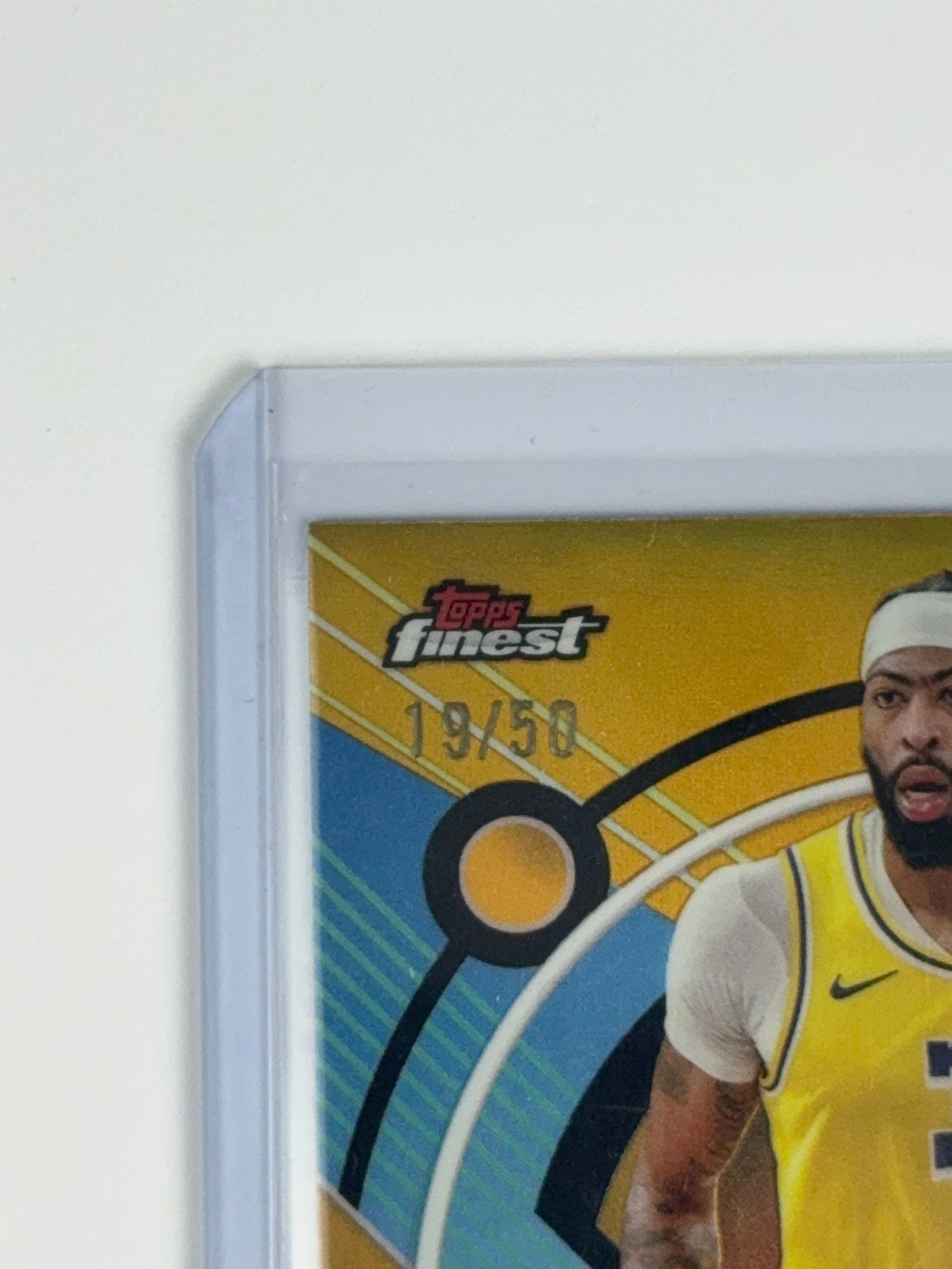 ANTHONY DAVIS Topps Finest 24 num 19/50