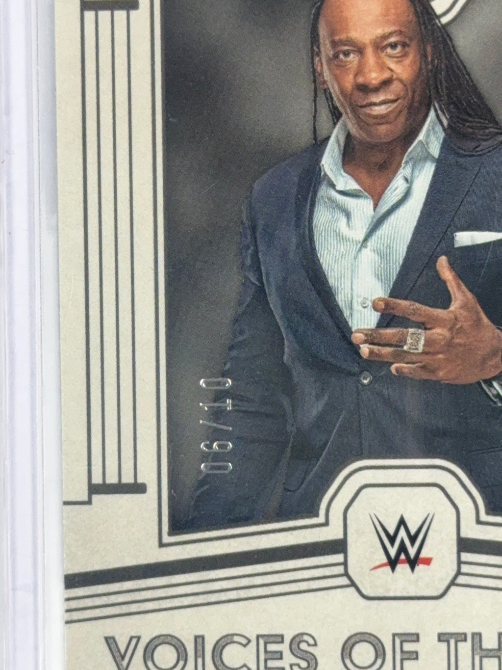 BOOKER T Panini Chronicles Donruss WWE num 6/10