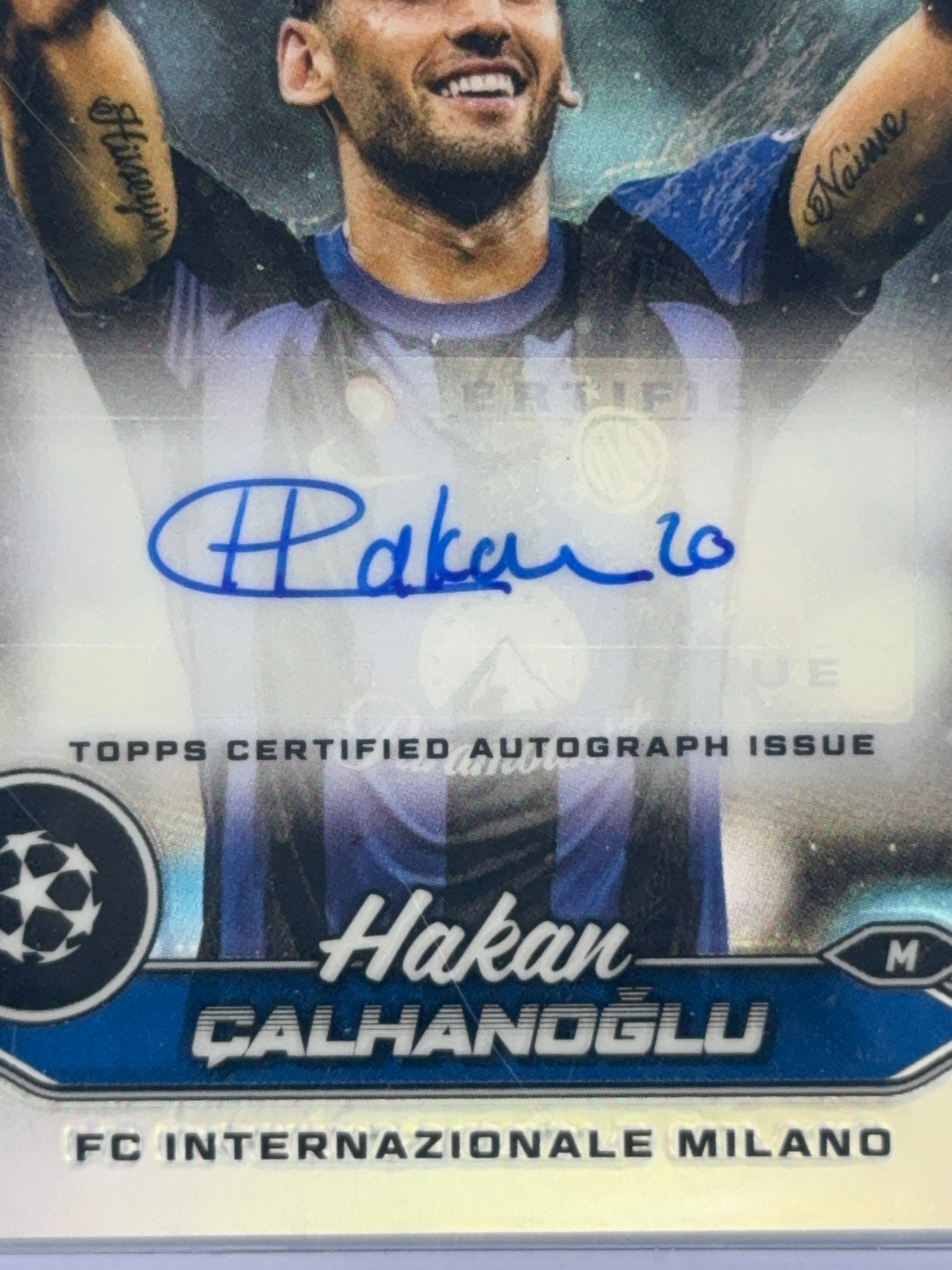 HAKAN CALHANOGLU Topps Stadium Chrome 23-24
