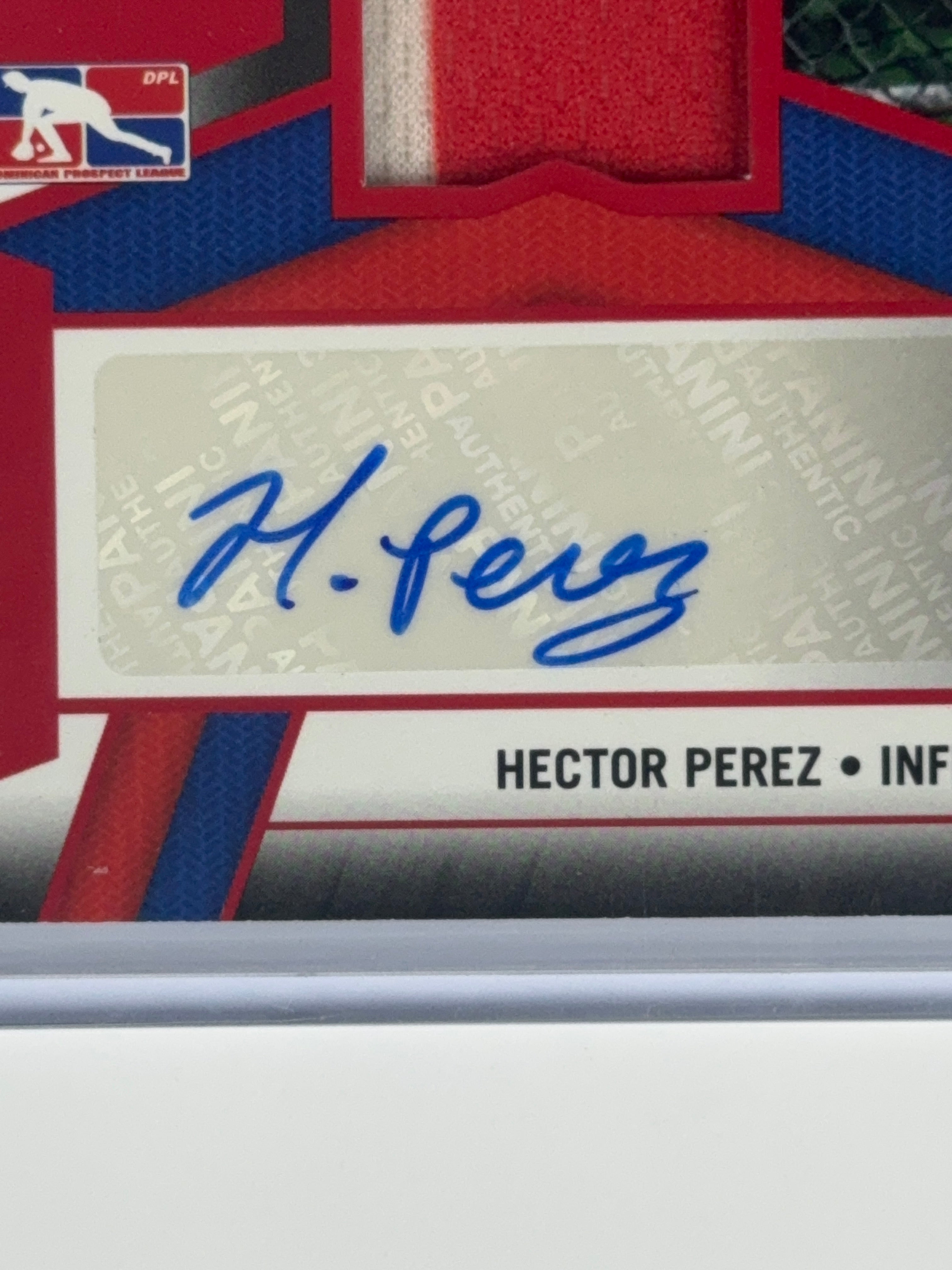 HECTOR PEREZ Panini Elite Extra Edition 2023 num 46/49