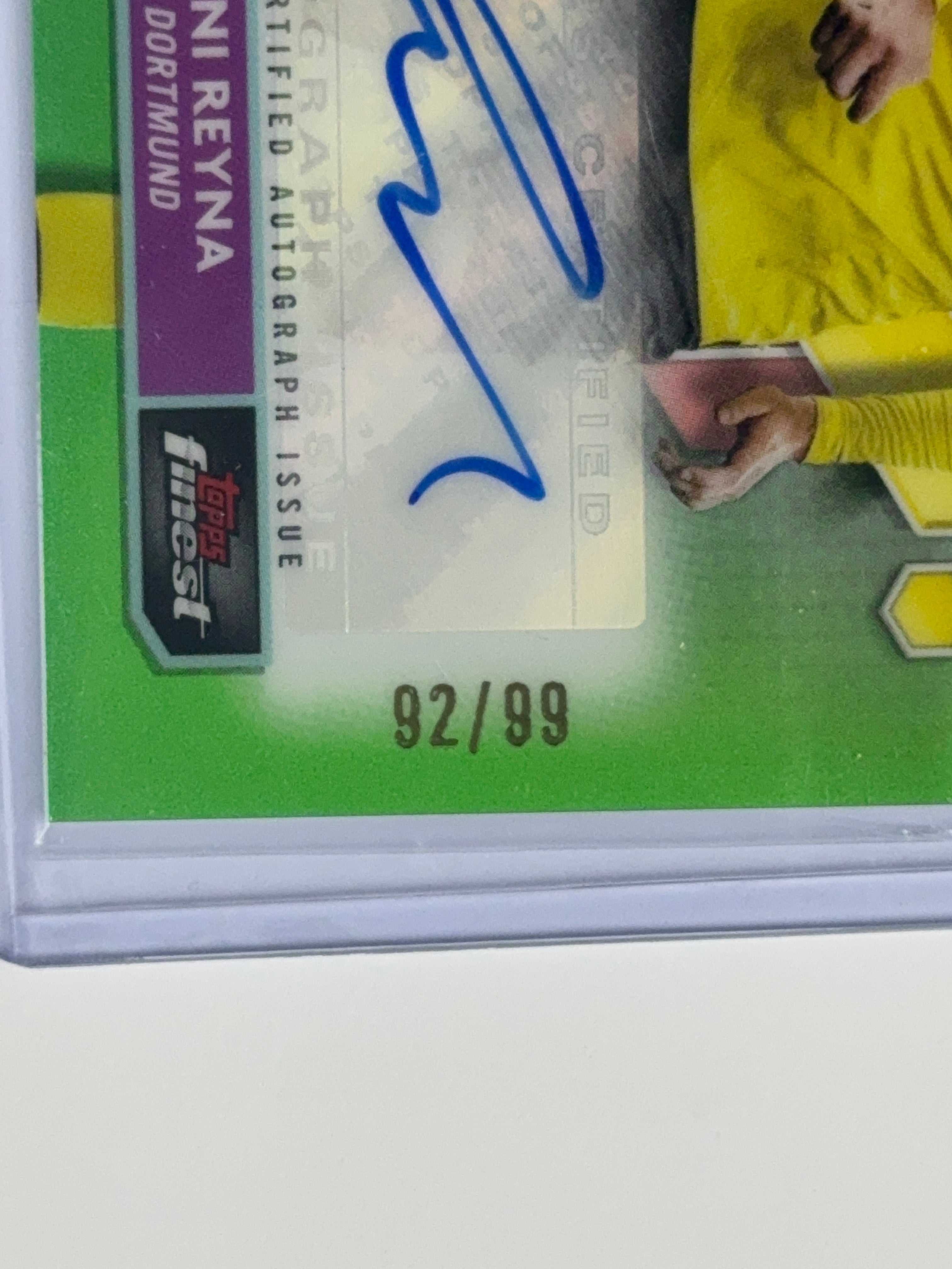 GIOVANNI REYNA Topps Finest UCL & UEL 22-23 num 92/99