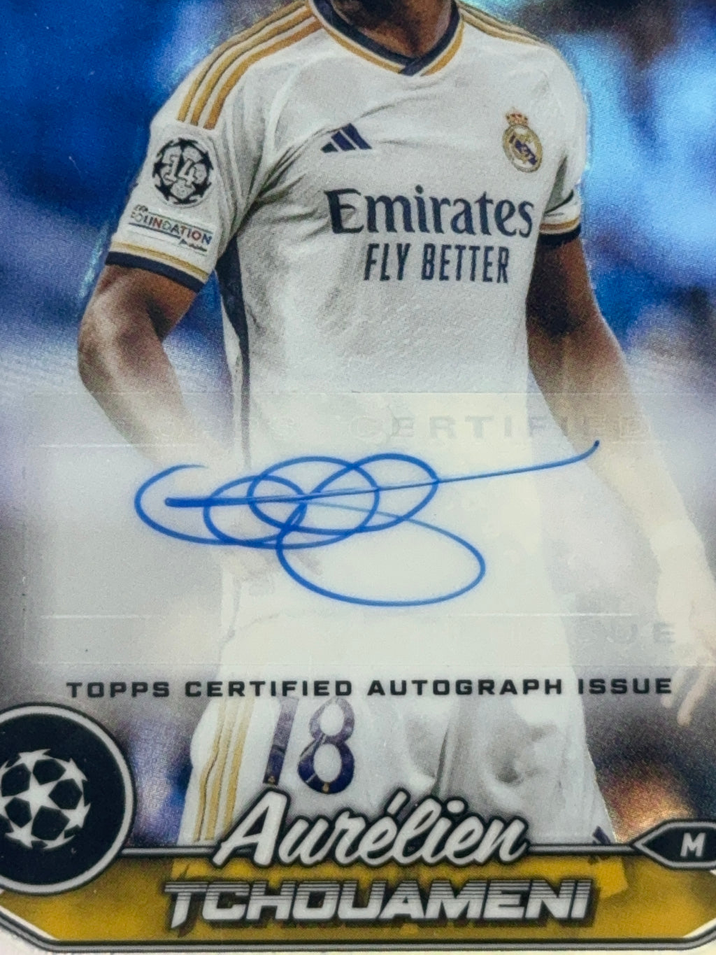 AURELIEN TCHOUAMENI Topps Stadium Chrome 23-24