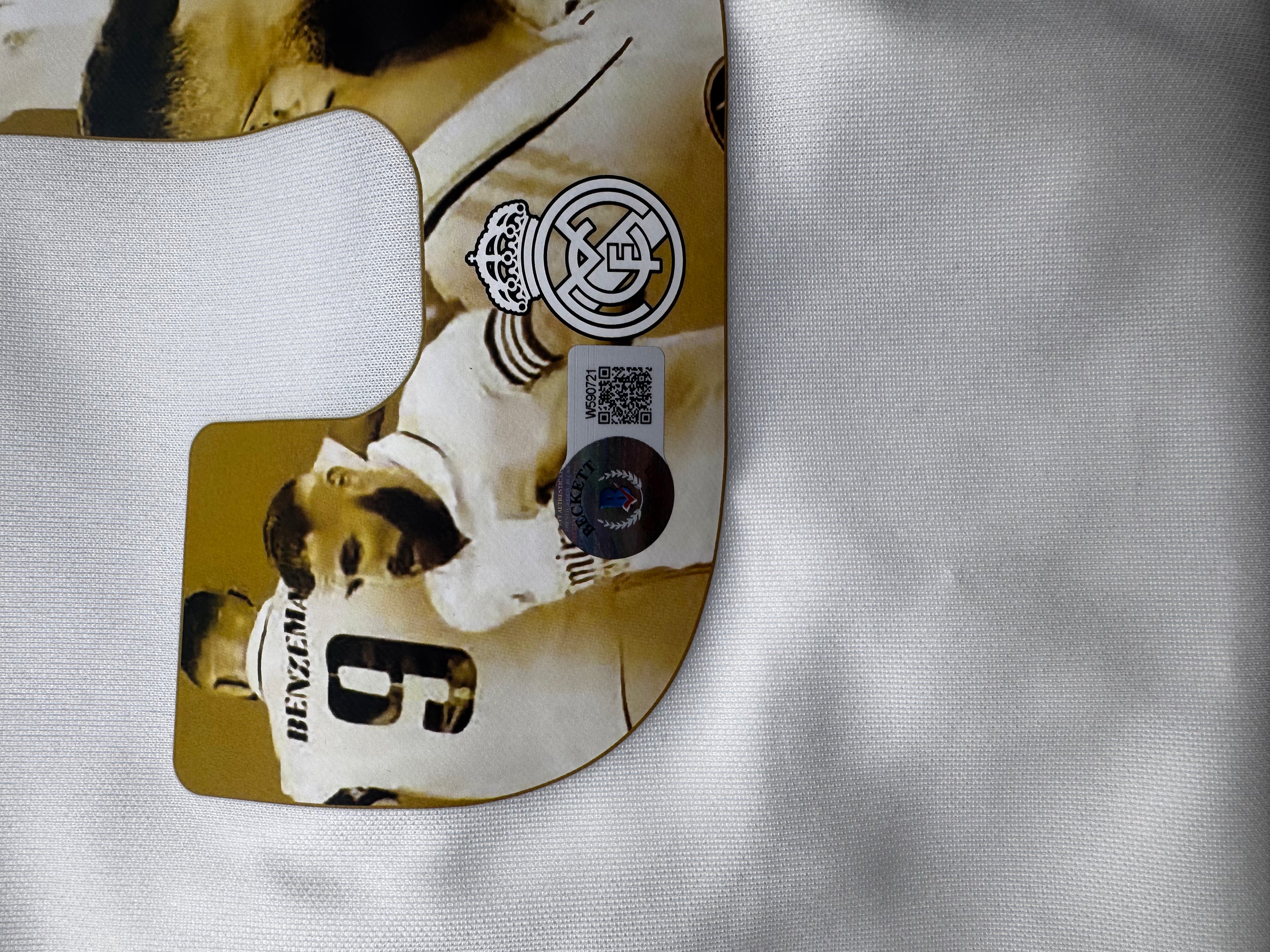 Jersey Firmado Karim Benzema Beckett