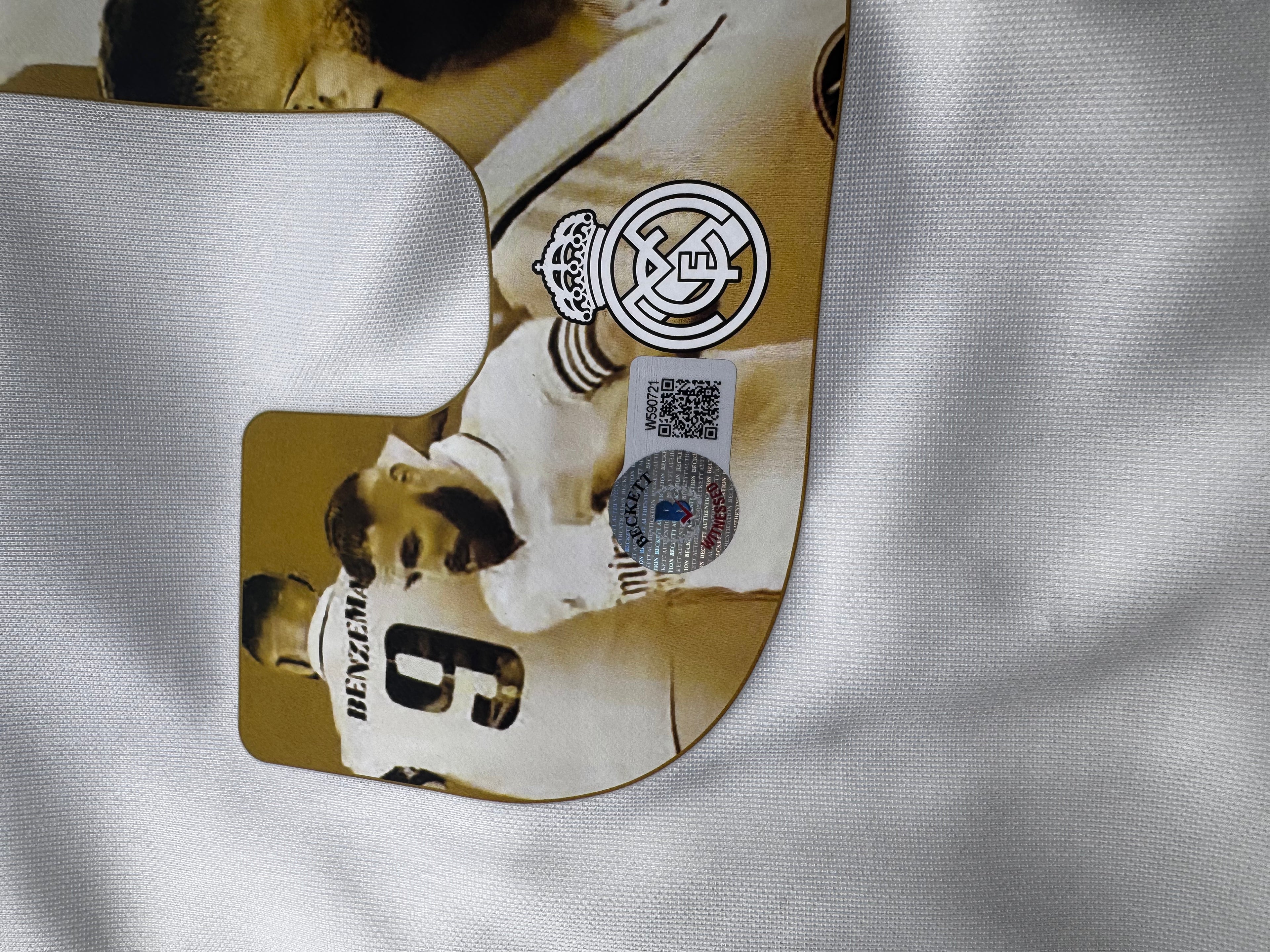 Jersey Firmado Karim Benzema Beckett