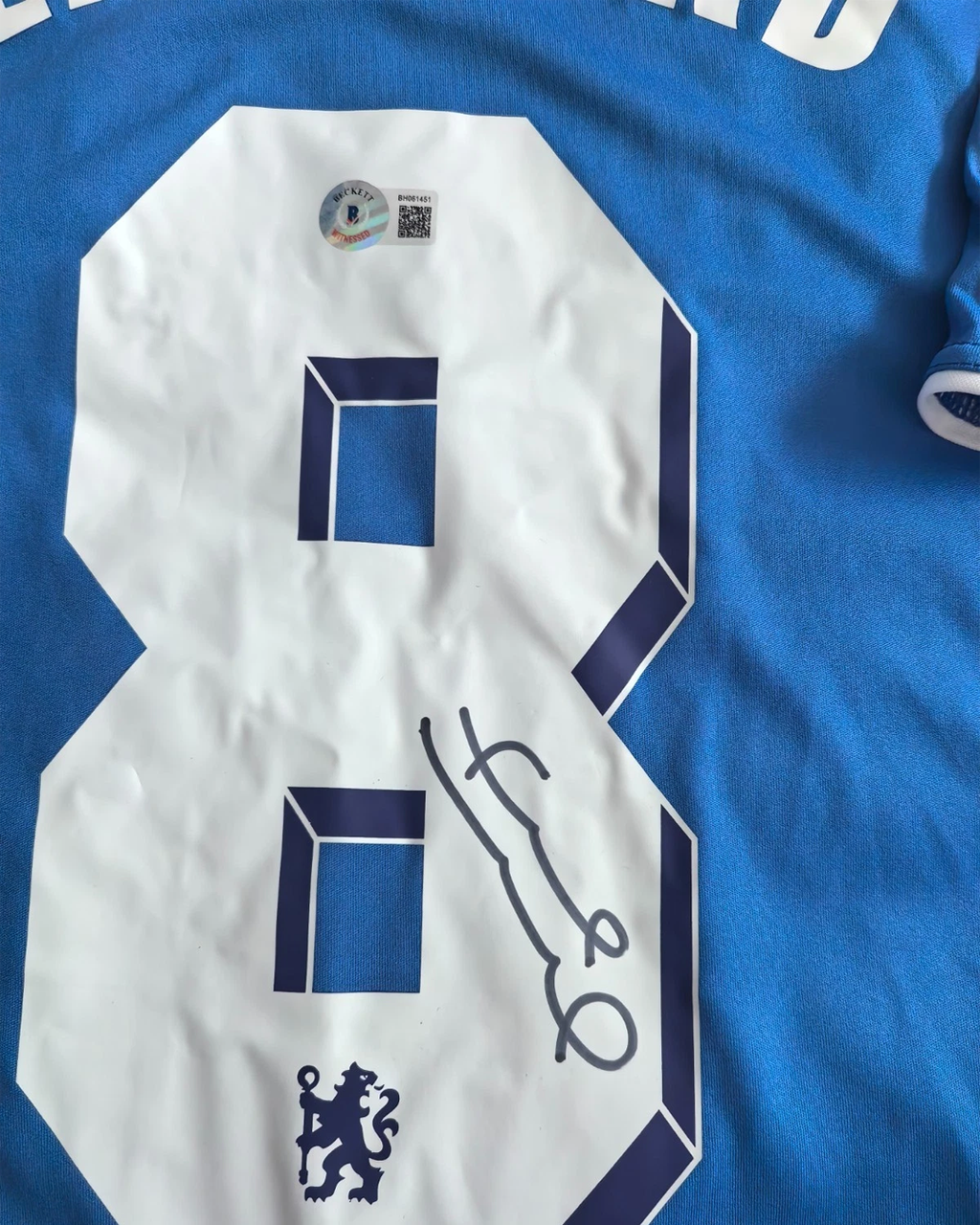 Lampard Jersey Firmado Certificado Beckett