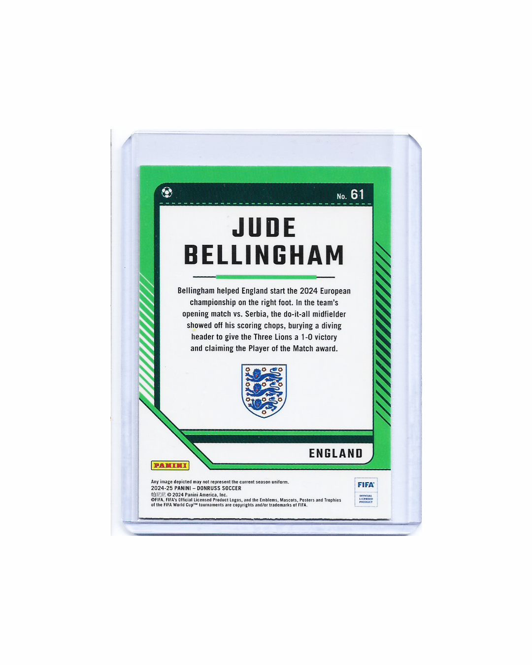 Jude Bellingham Inglaterra Panini Donruss Optic 24-25