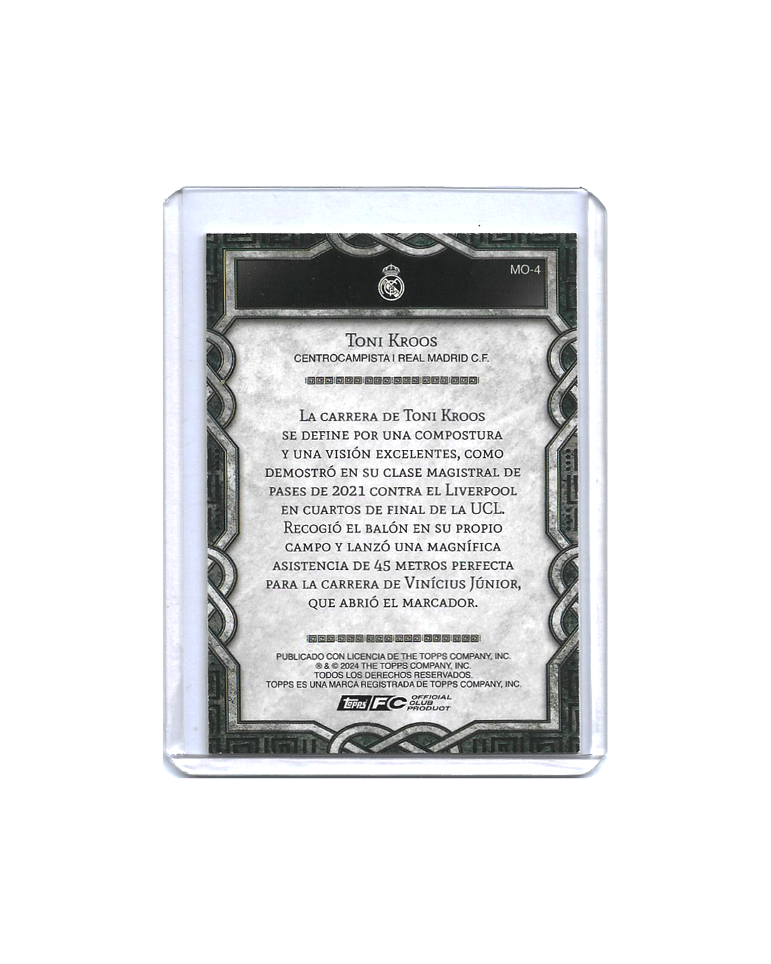 TONI KROOS Topps Real Madrid CF Fan Set 2024/25