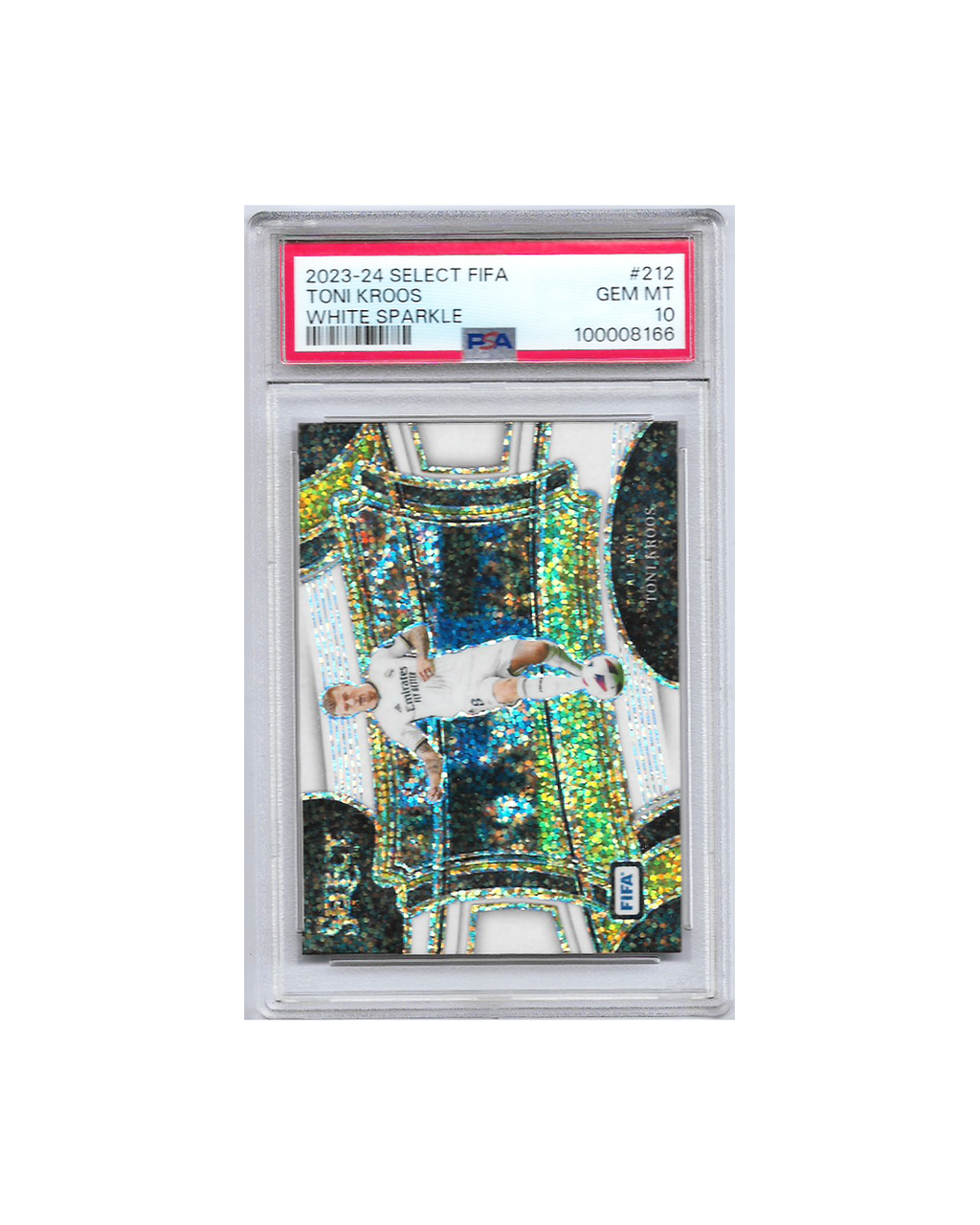 TONI KROOS SELECT FIFA WHITE SPARKLE 23-24 PSA 10