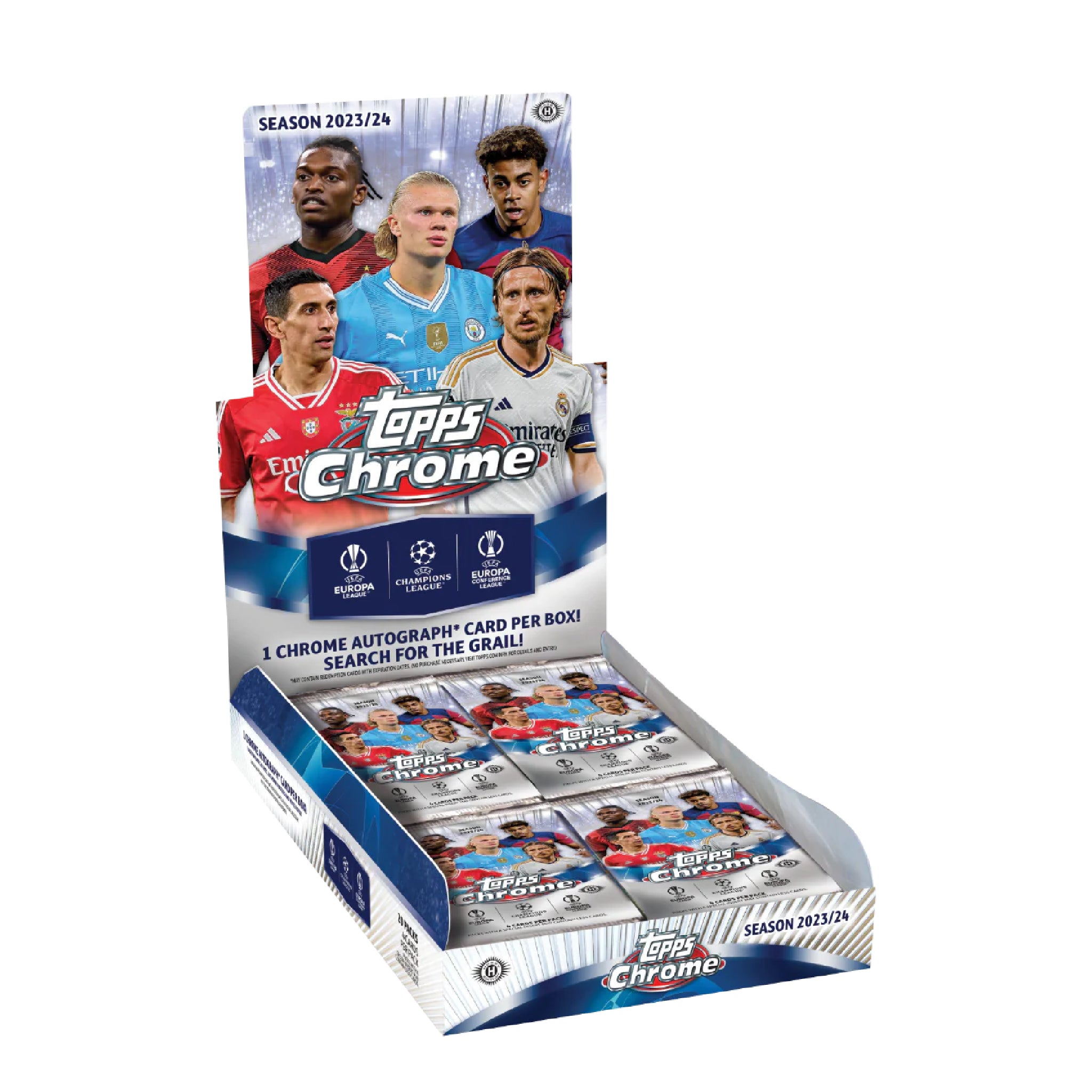 2023-24 Topps® Chrome UEFA Club Competitions - Hobby Box