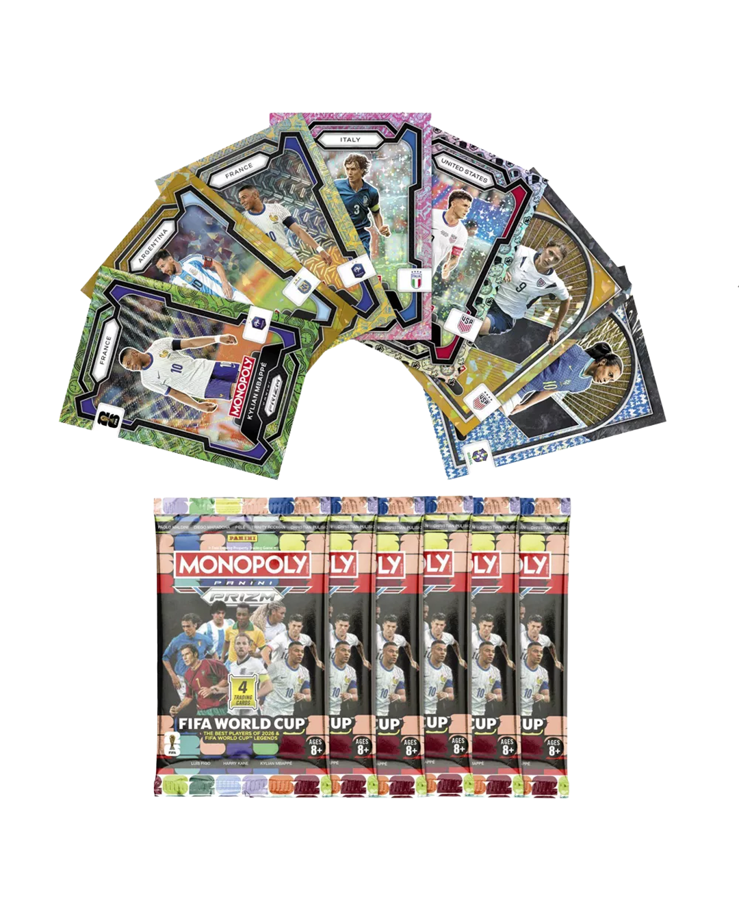 Monopoly Panini Prizm: FIFA World Cup Trading Cards Booster Box