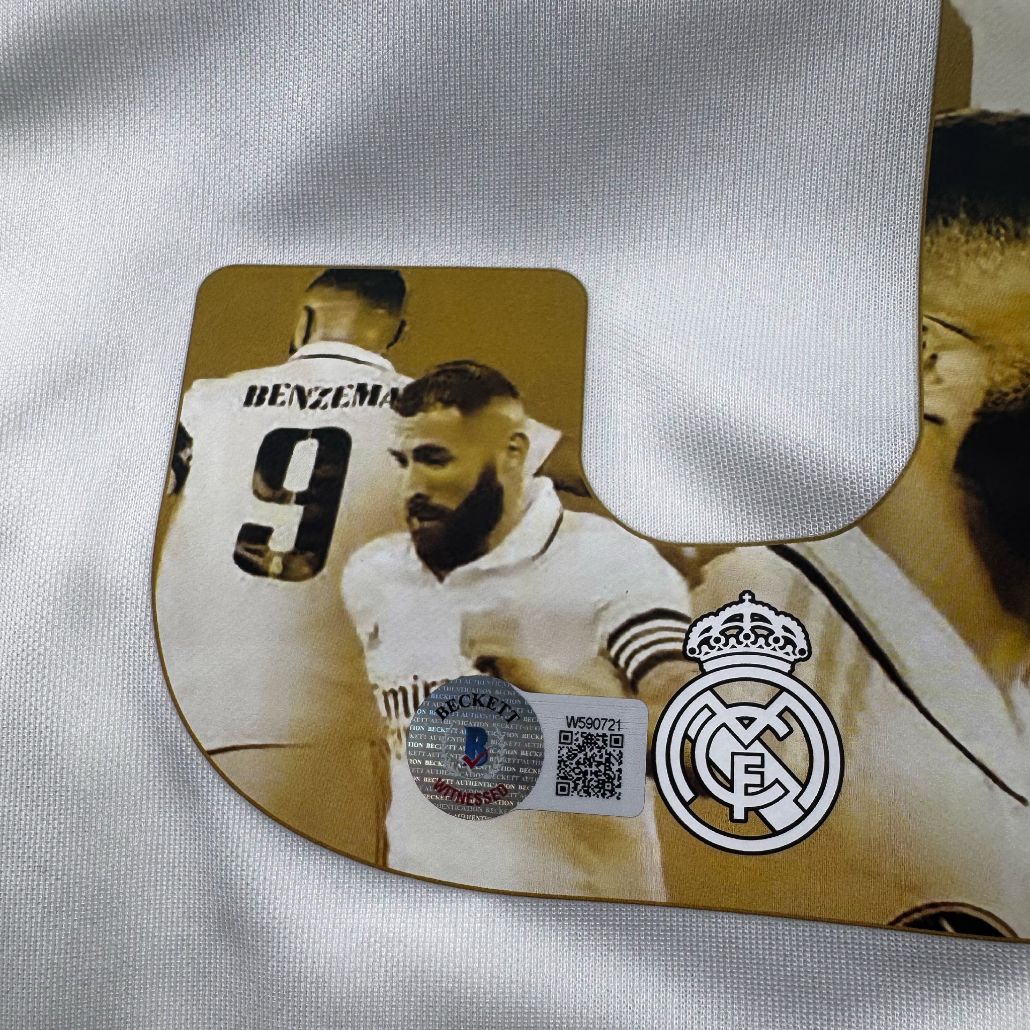 Jersey Firmado Karim Benzema Beckett