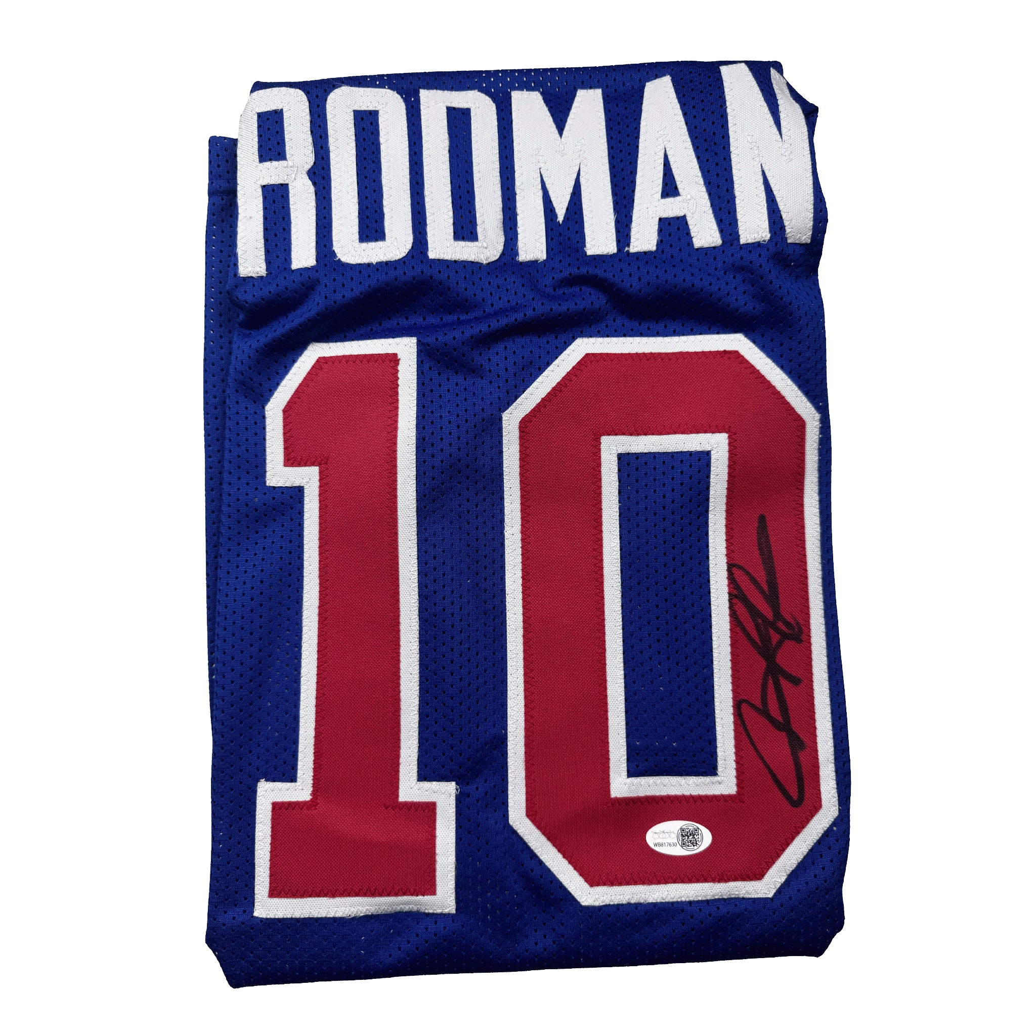 Dennis Rodman Jersey Firmado JSA