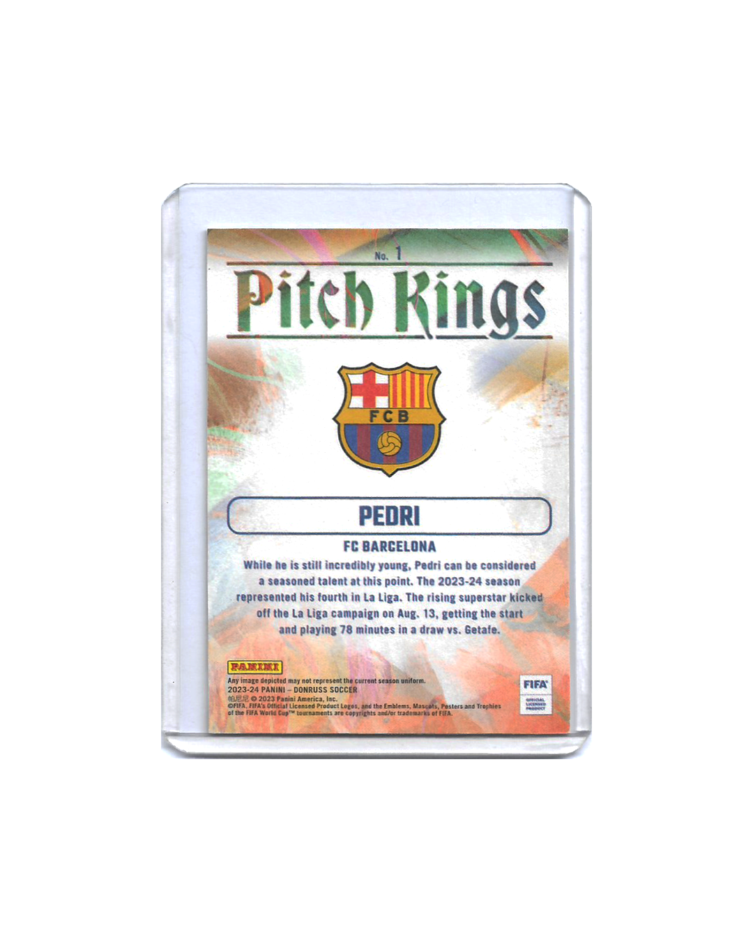 PEDRI Pitch Kings Donruss Soccer 2023-24