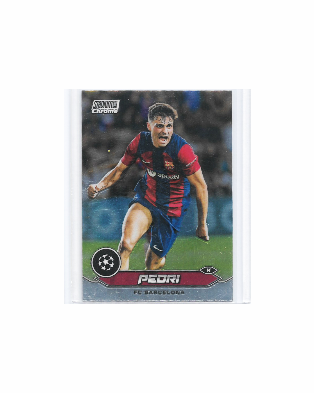 Pedri Topps Stadium Club Chrome UEFA 23-24