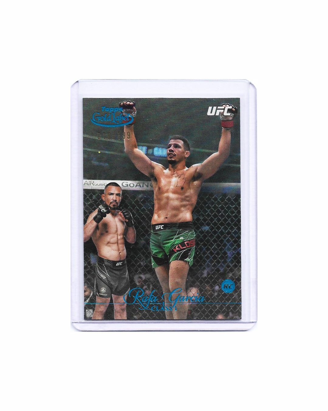 Rafa García Topps Gold Label UFC RC Blue 2024 Num