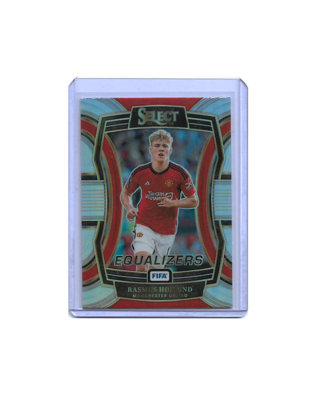 Rasmus Højlund Select FIFA - Equalizers Silver Prizm 2023-24