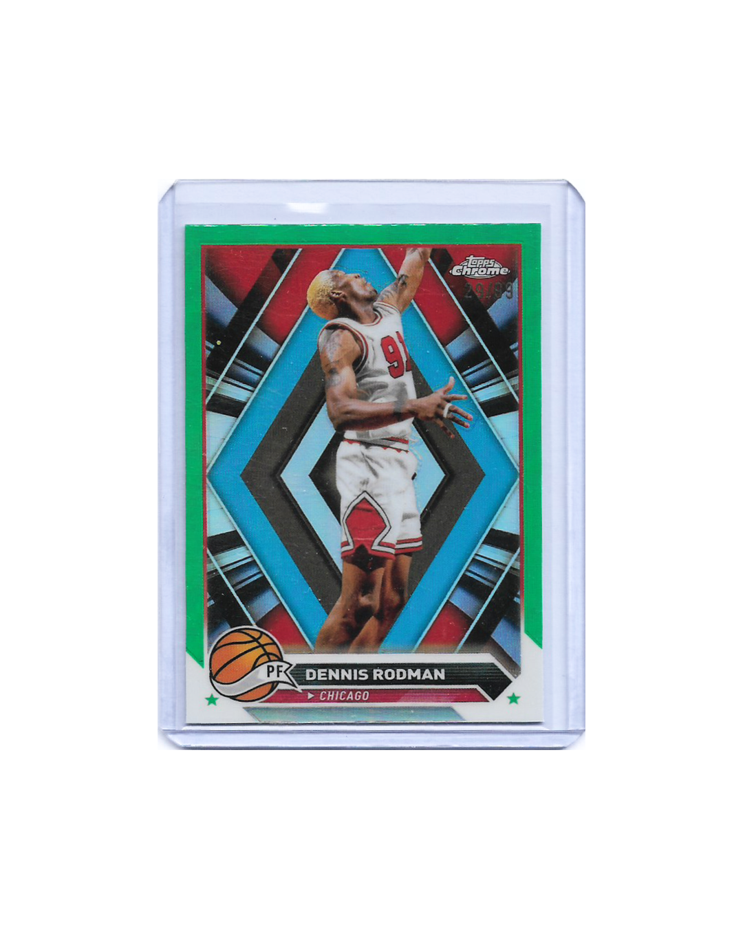 Dennis Rodman Topps Chrome 29/99