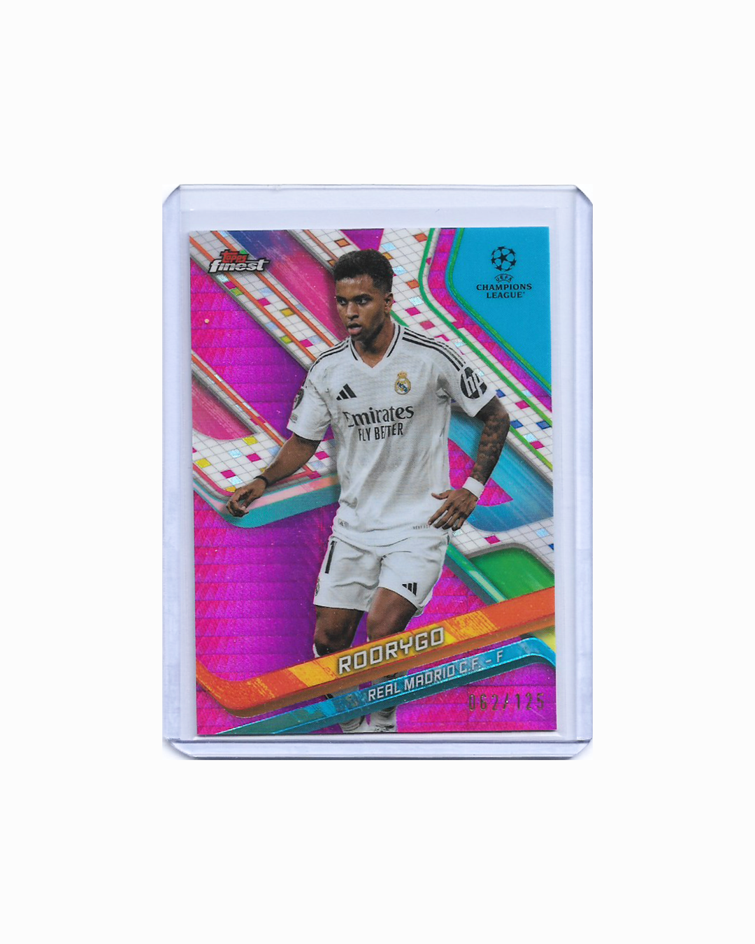 Rodrygo Topps Finest UEFA Fusion 62/125