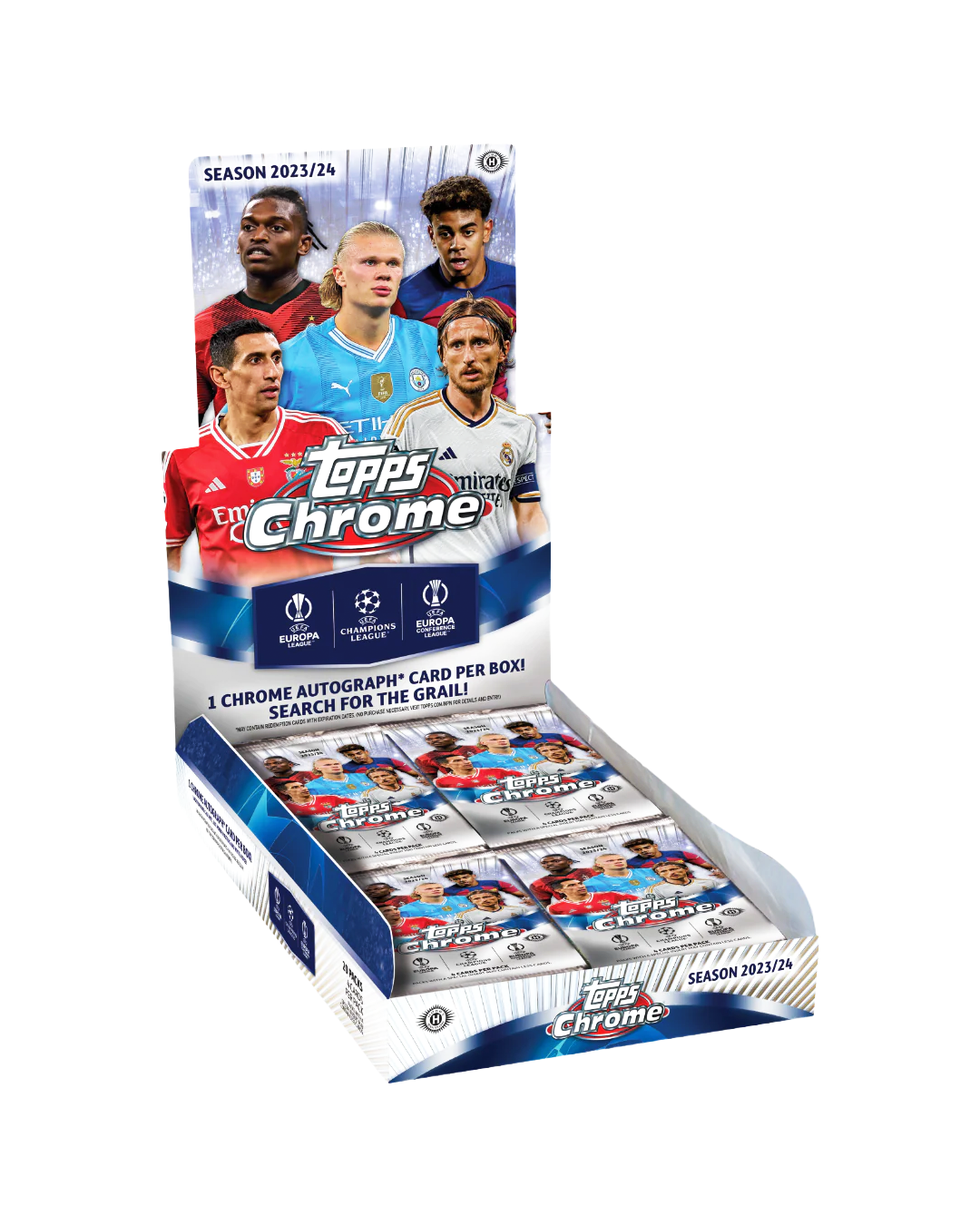 2023-24 Topps® Chrome UEFA Club Competitions - Hobby Box