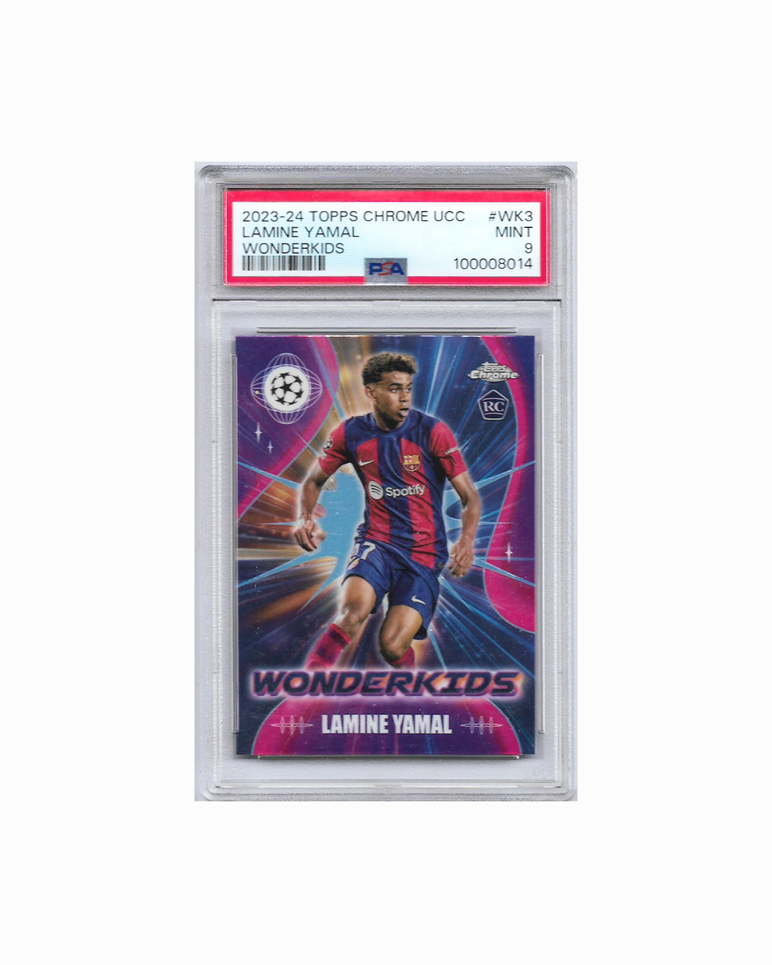 LAMINE YAMAL WONDERKIDS TOPPS CHROME UCC 23-24 #2