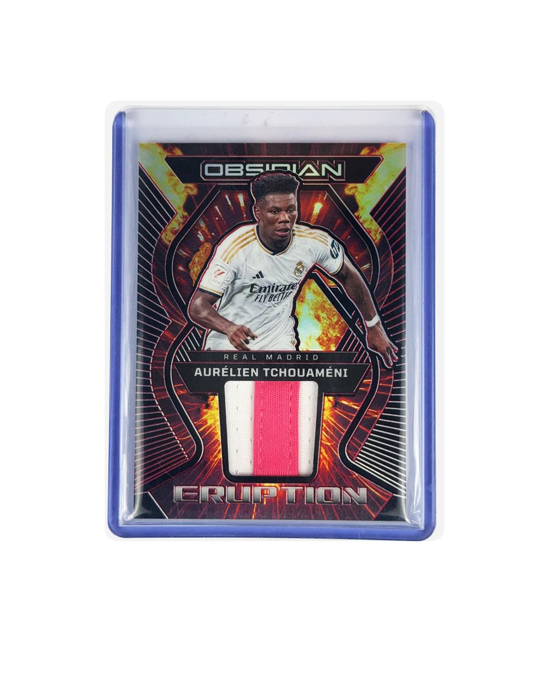 AURELIEN TCHOUAMENI Panini Obsidian 23-24 num 4/25 PARCHE
