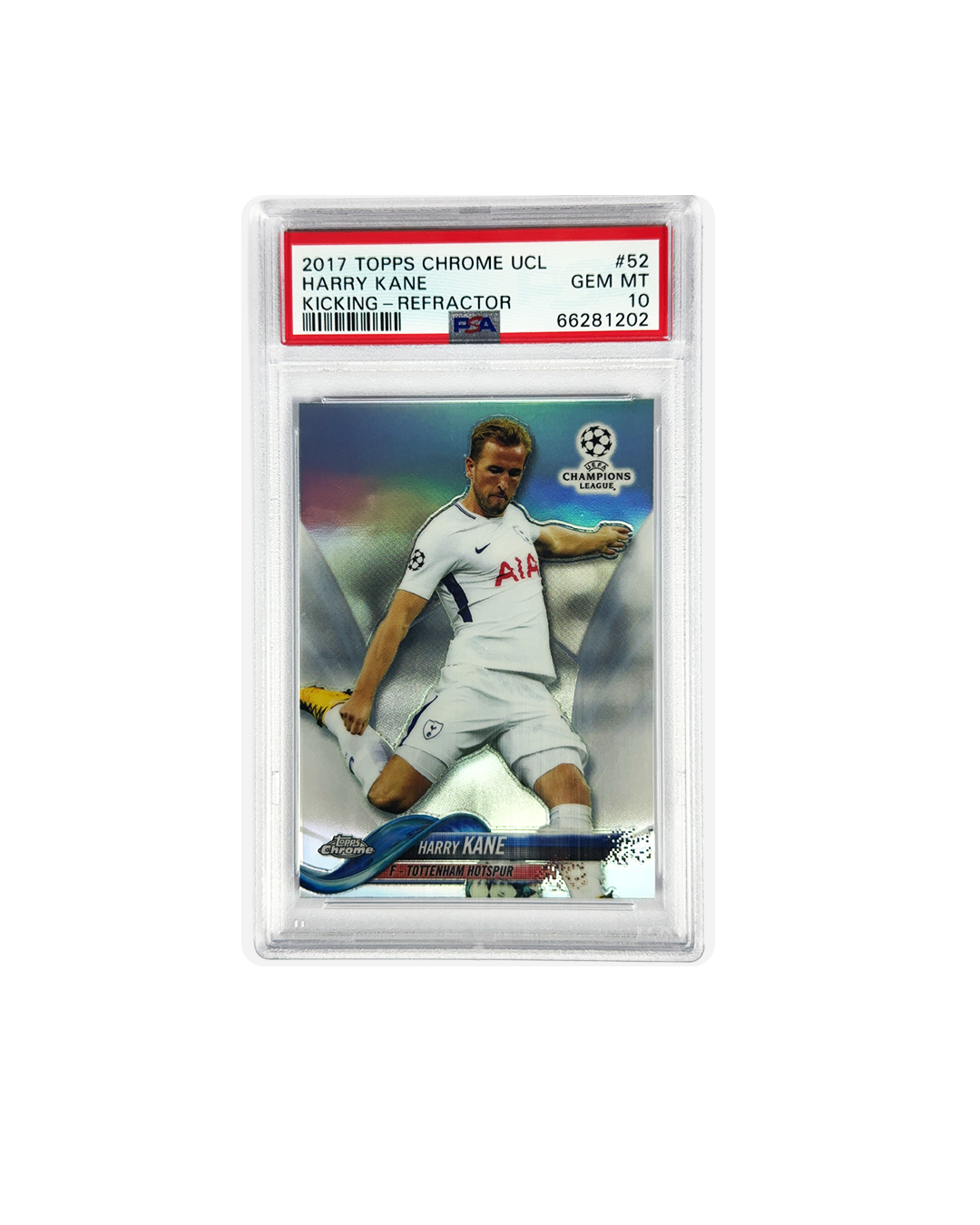 HARRY KANE Topps Chrome UCL 2017 PSA 10
